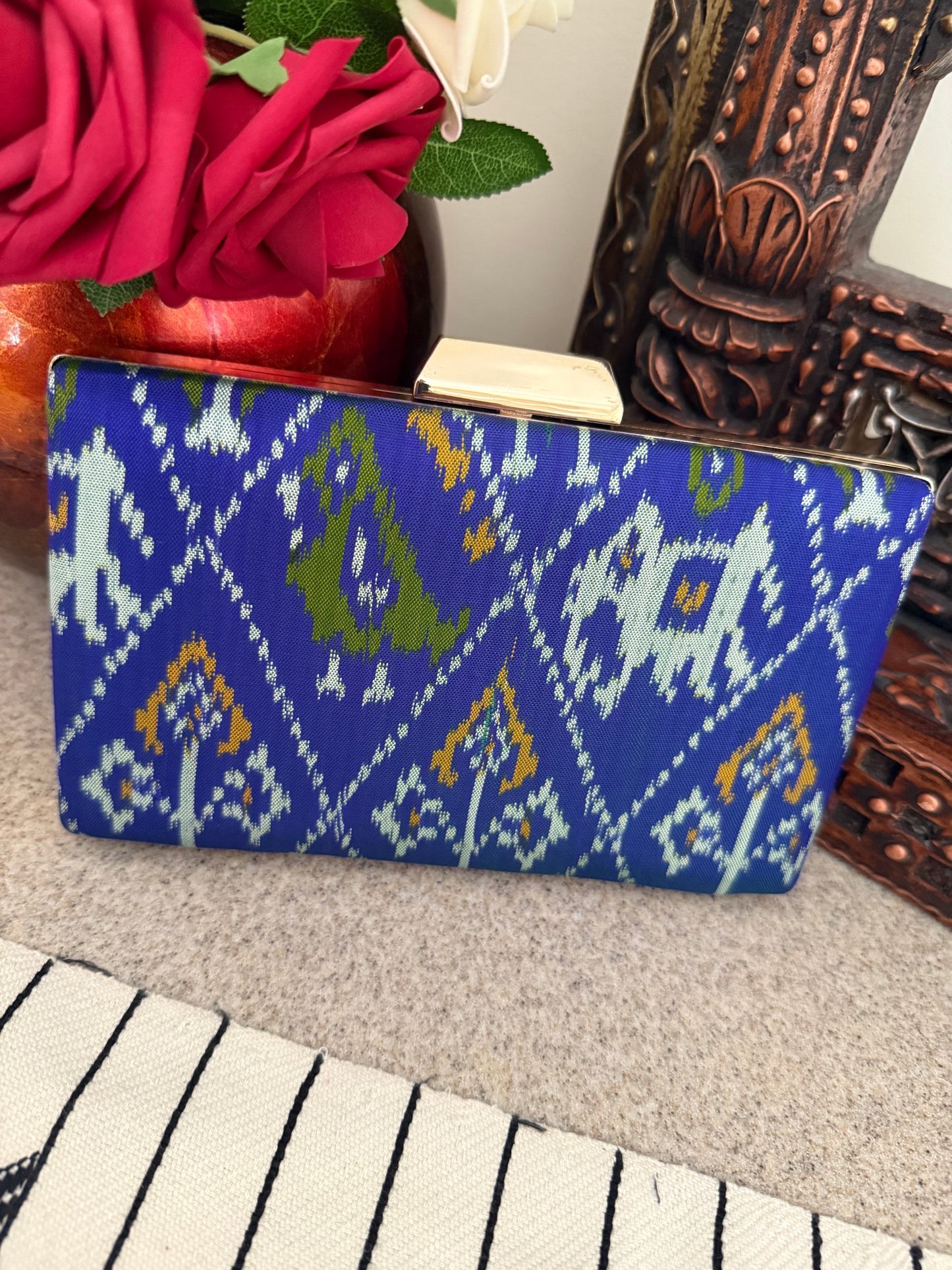 Patola Clutches - Royal Blue