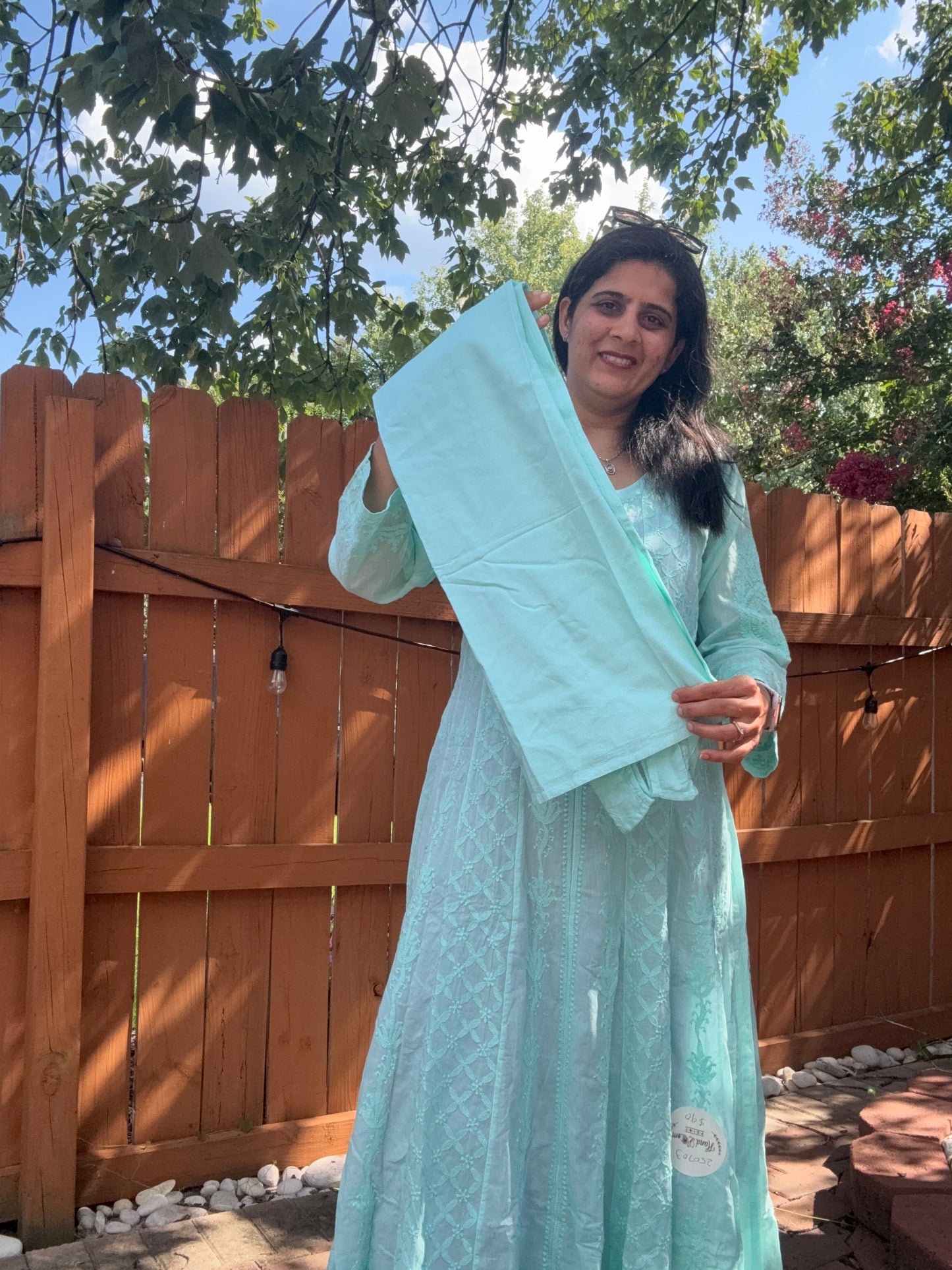 Size M (36/38) - Mul Cotton Anarkali