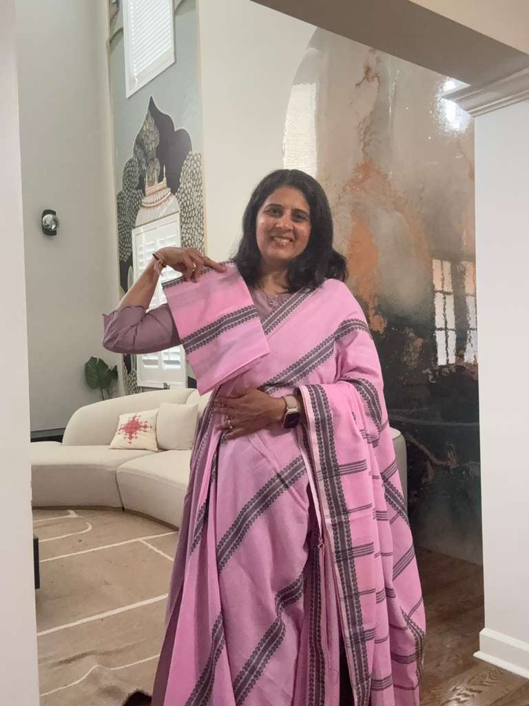 Handwoven Bengal Cotton - Baby Pink