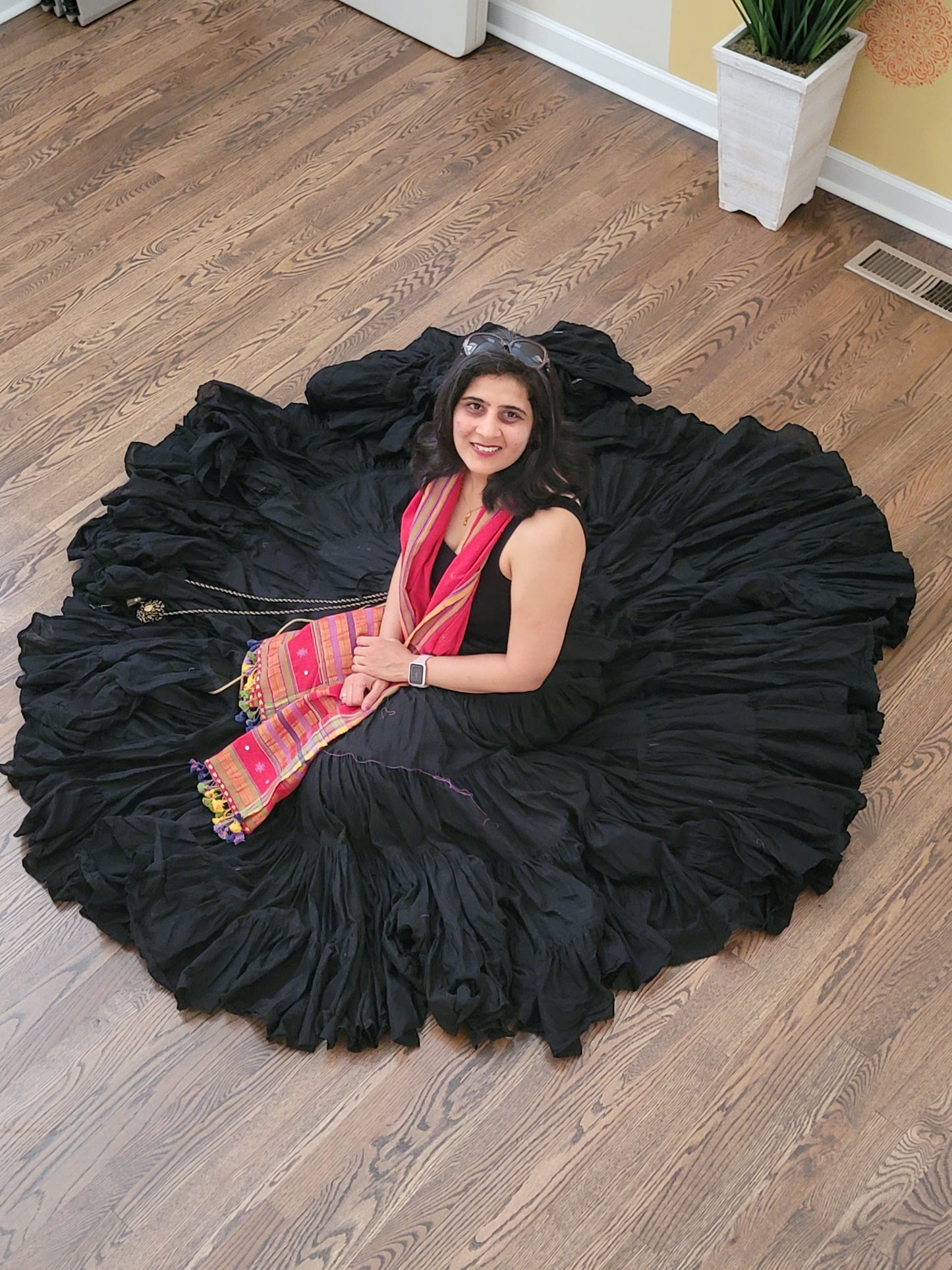 Handloom cotton Skirt - 30 meter gher