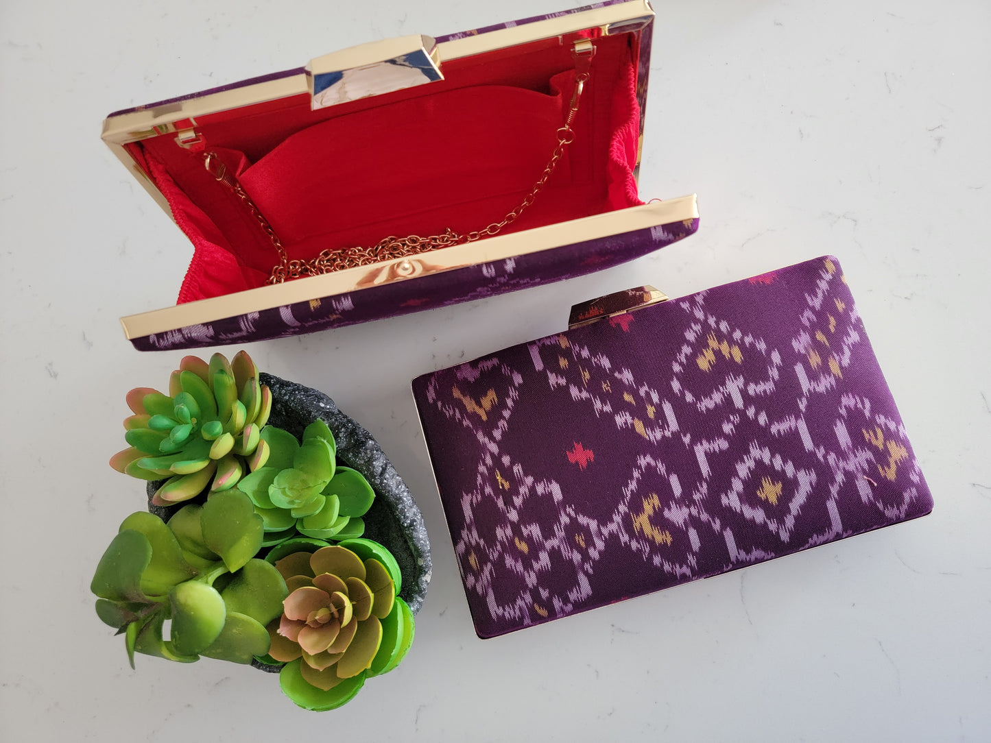 Patola Clutches - Purple