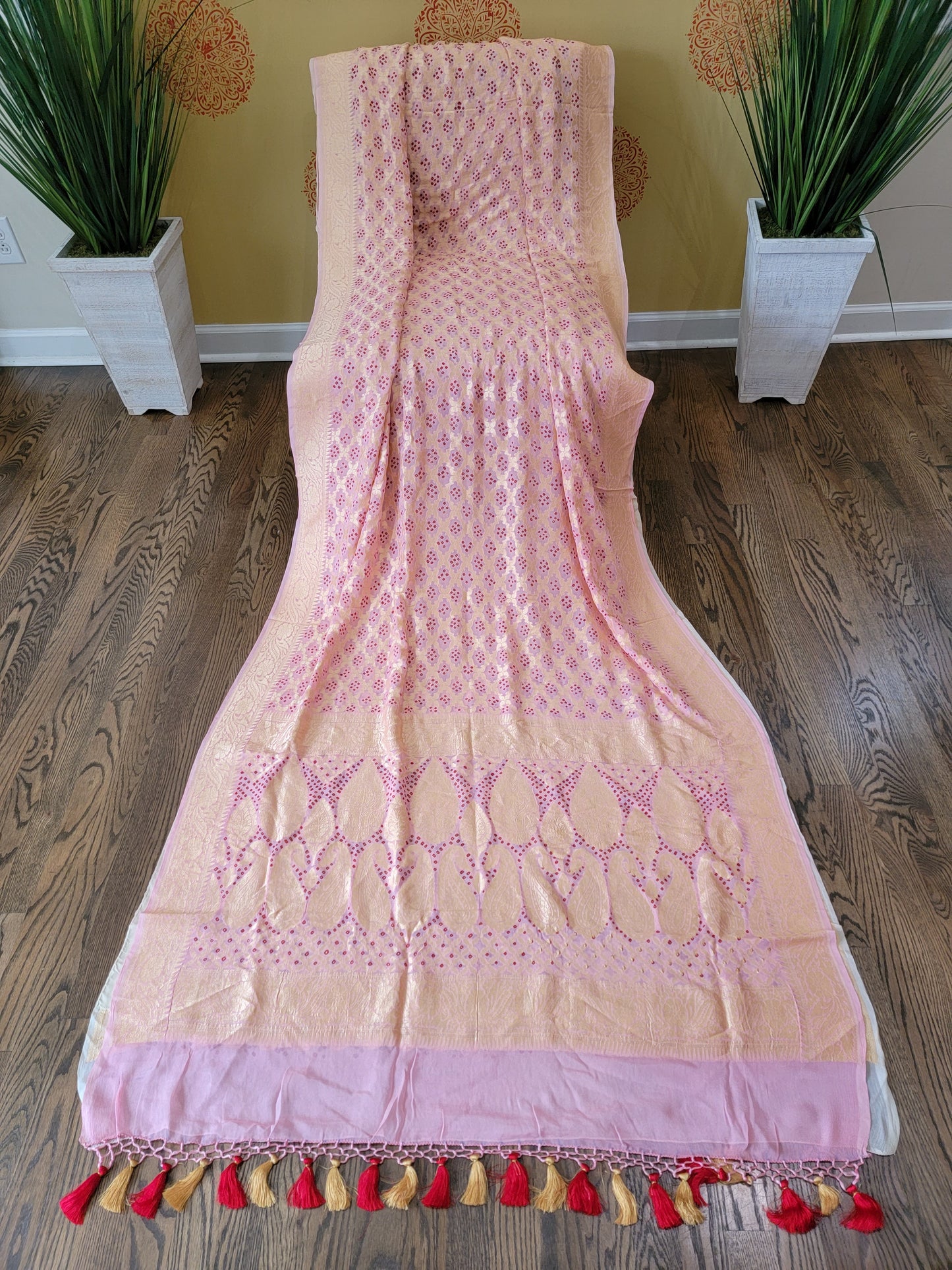 Banarasi Bandhej Saree