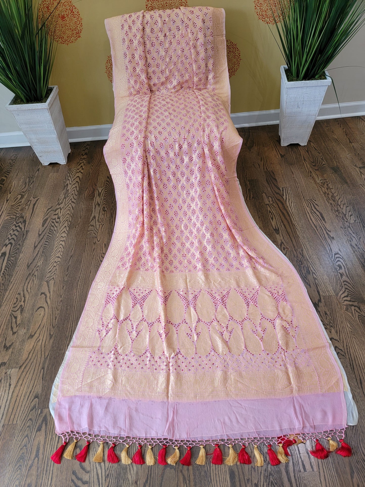 Banarasi Bandhej Saree