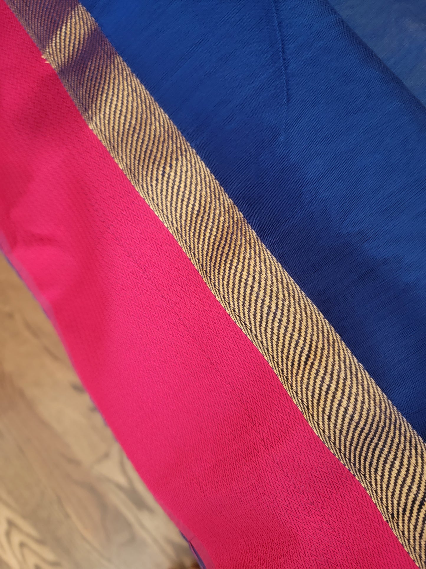 Handwoven Maheshwari - Royal Blue