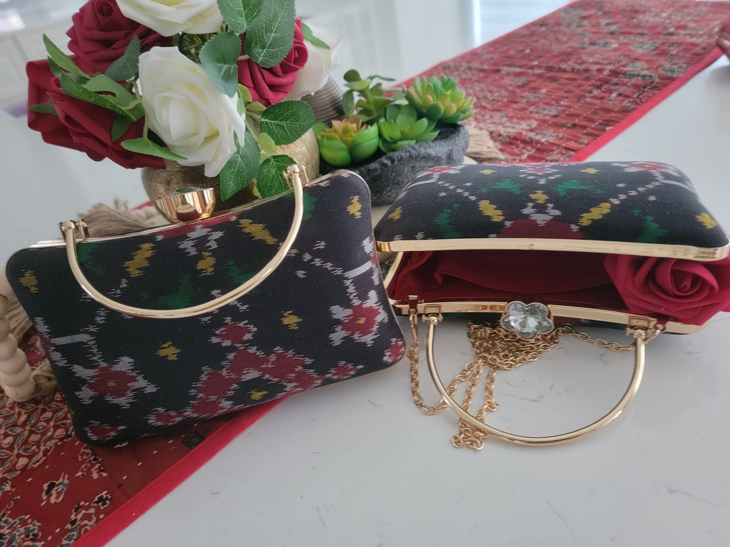 Patola Clutches - Black