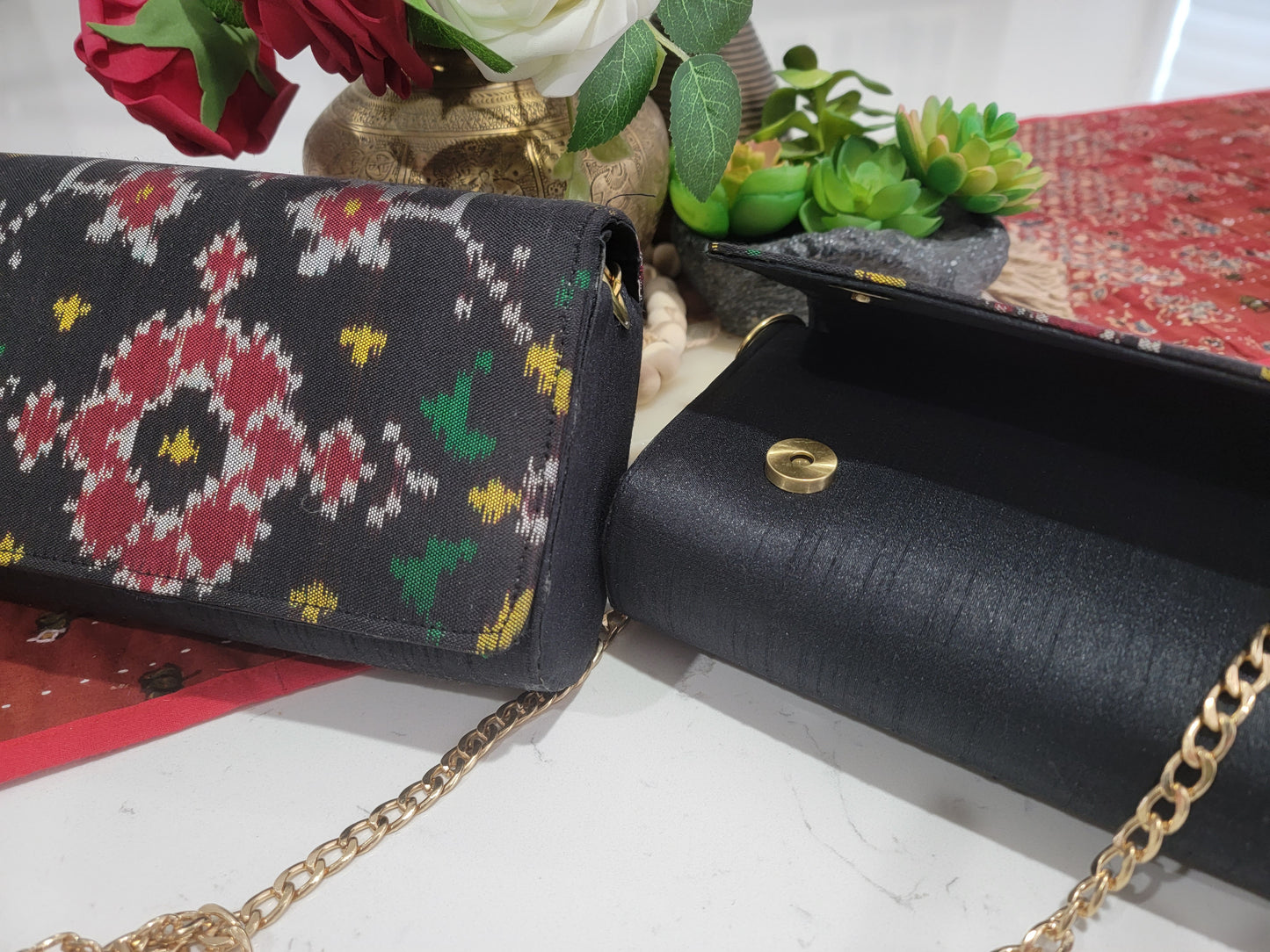 Patola Clutches - Black