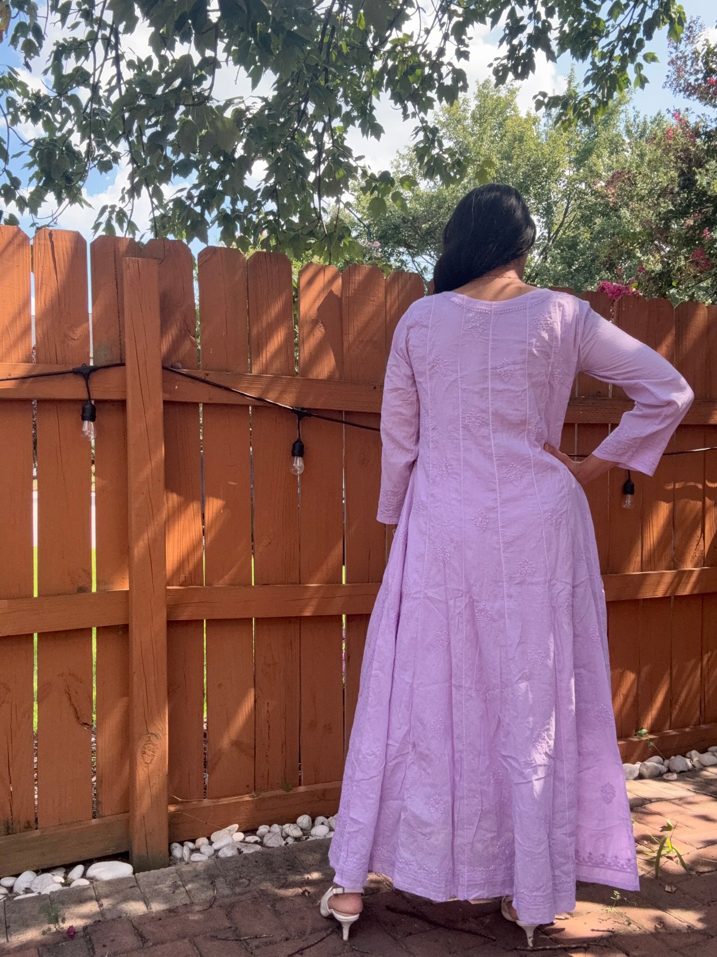 Size S (34/36) - Mul Cotton Anarkali
