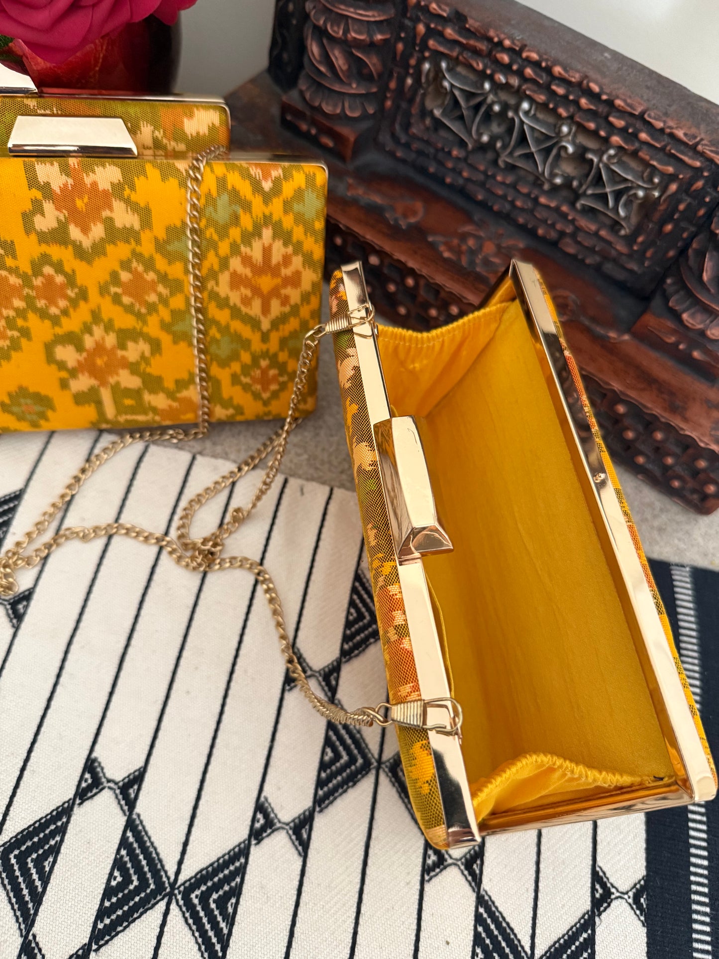 Patola Clutches - Yellow