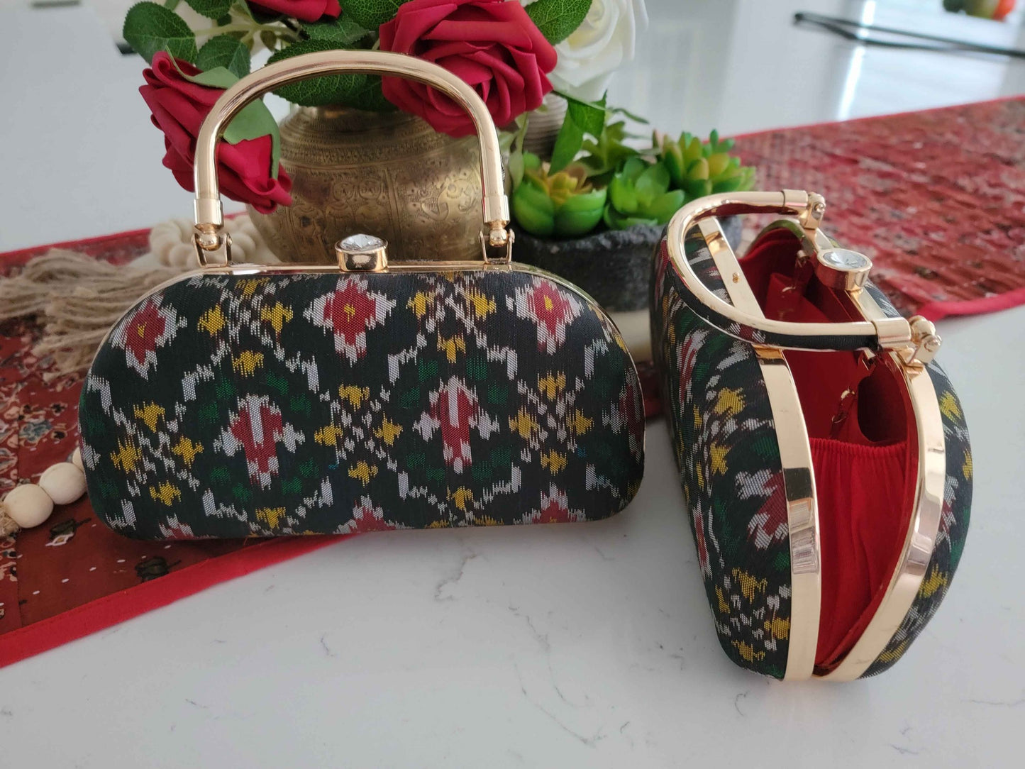 Patola Clutches - Black