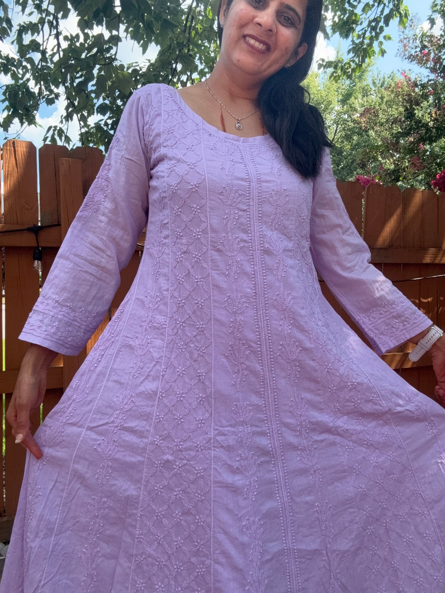Size S (34/36) - Mul Cotton Anarkali