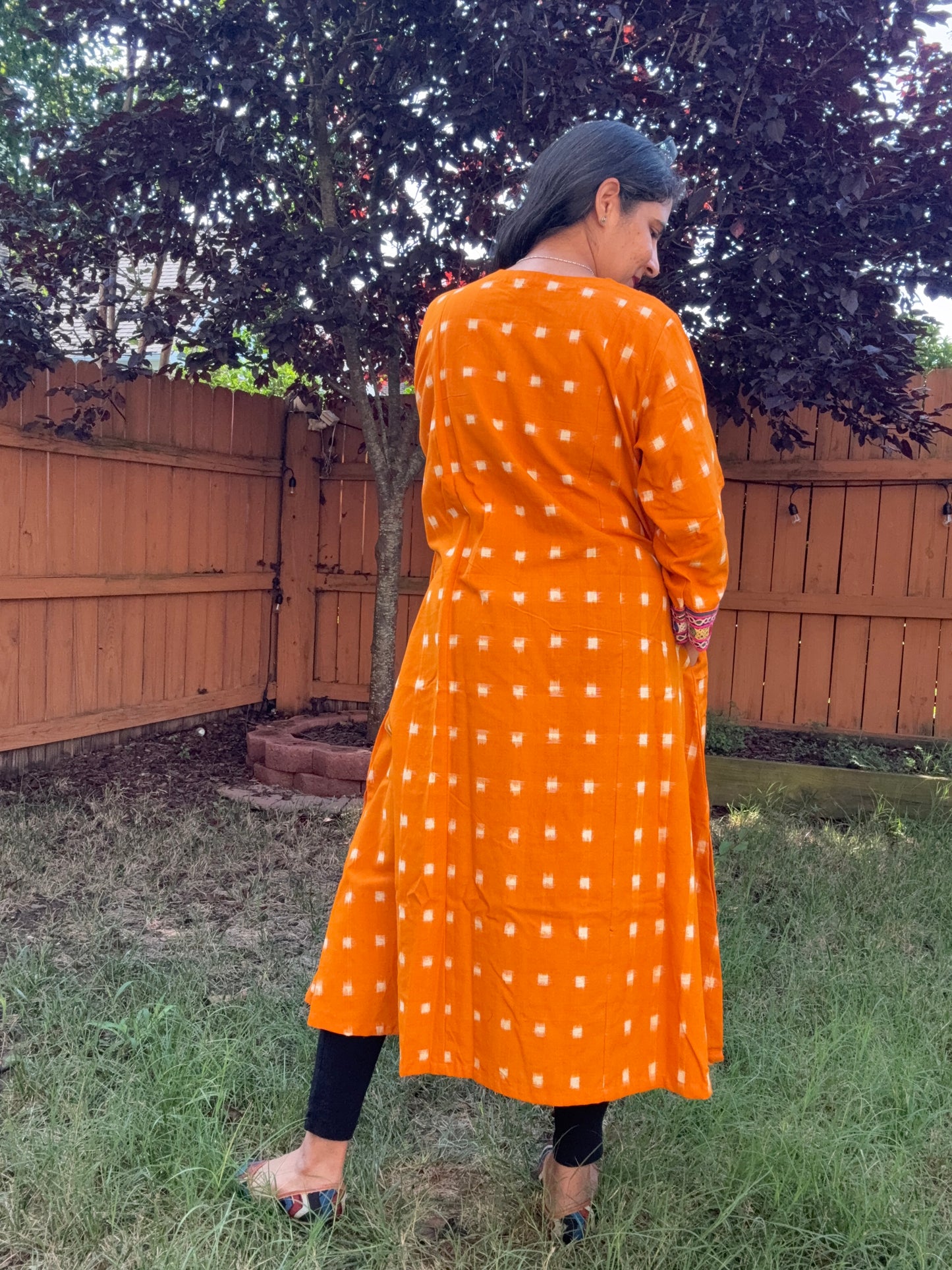 Size 42 - KutchhIkkat Cotton Kurta
