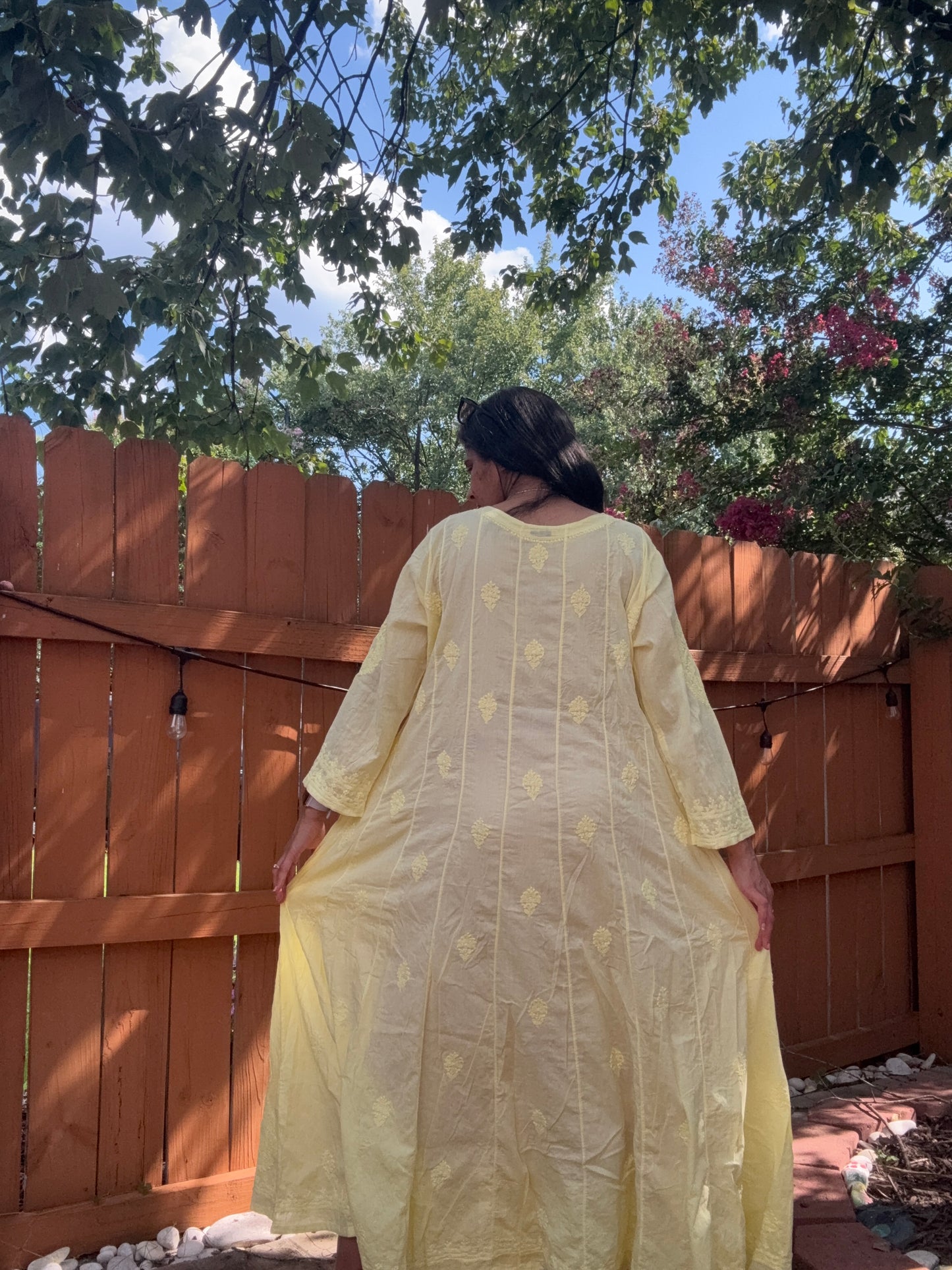 Size XL (40/42) - Mul Cotton Anarkali