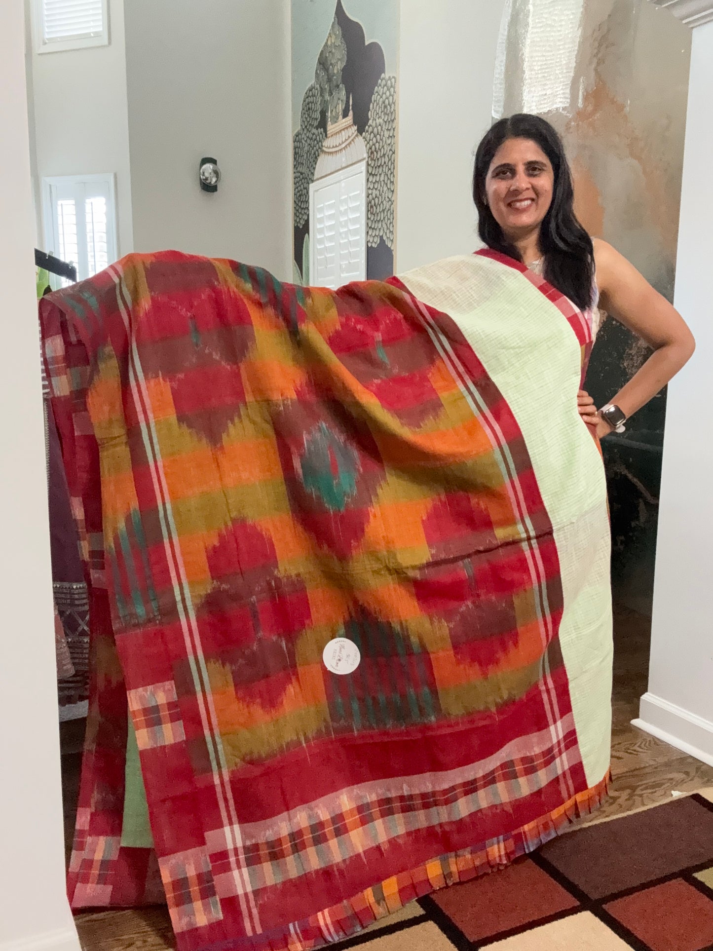 Gamcha Saree - cotton