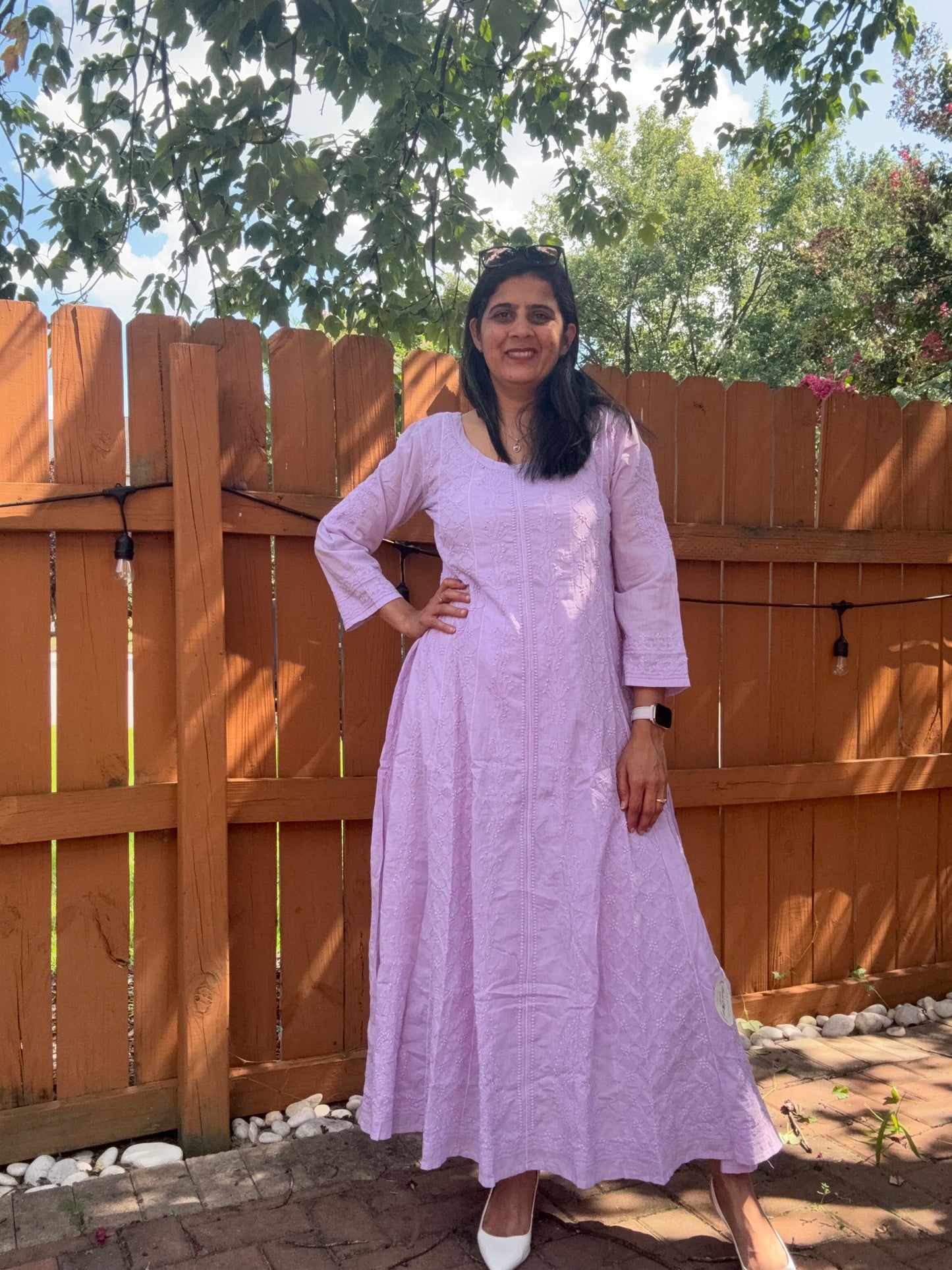 Size S (34/36) - Mul Cotton Anarkali