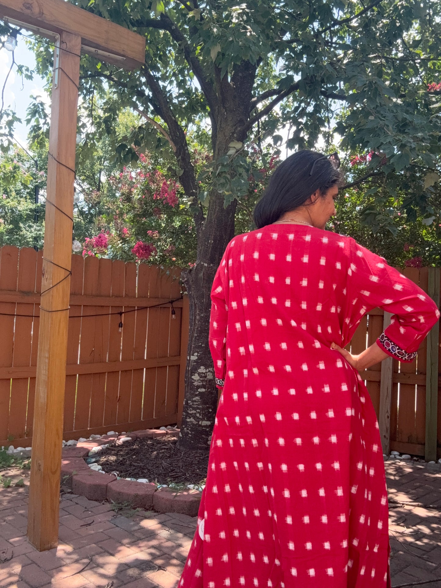 Size 44 - KutchhIkkat Cotton Kurta