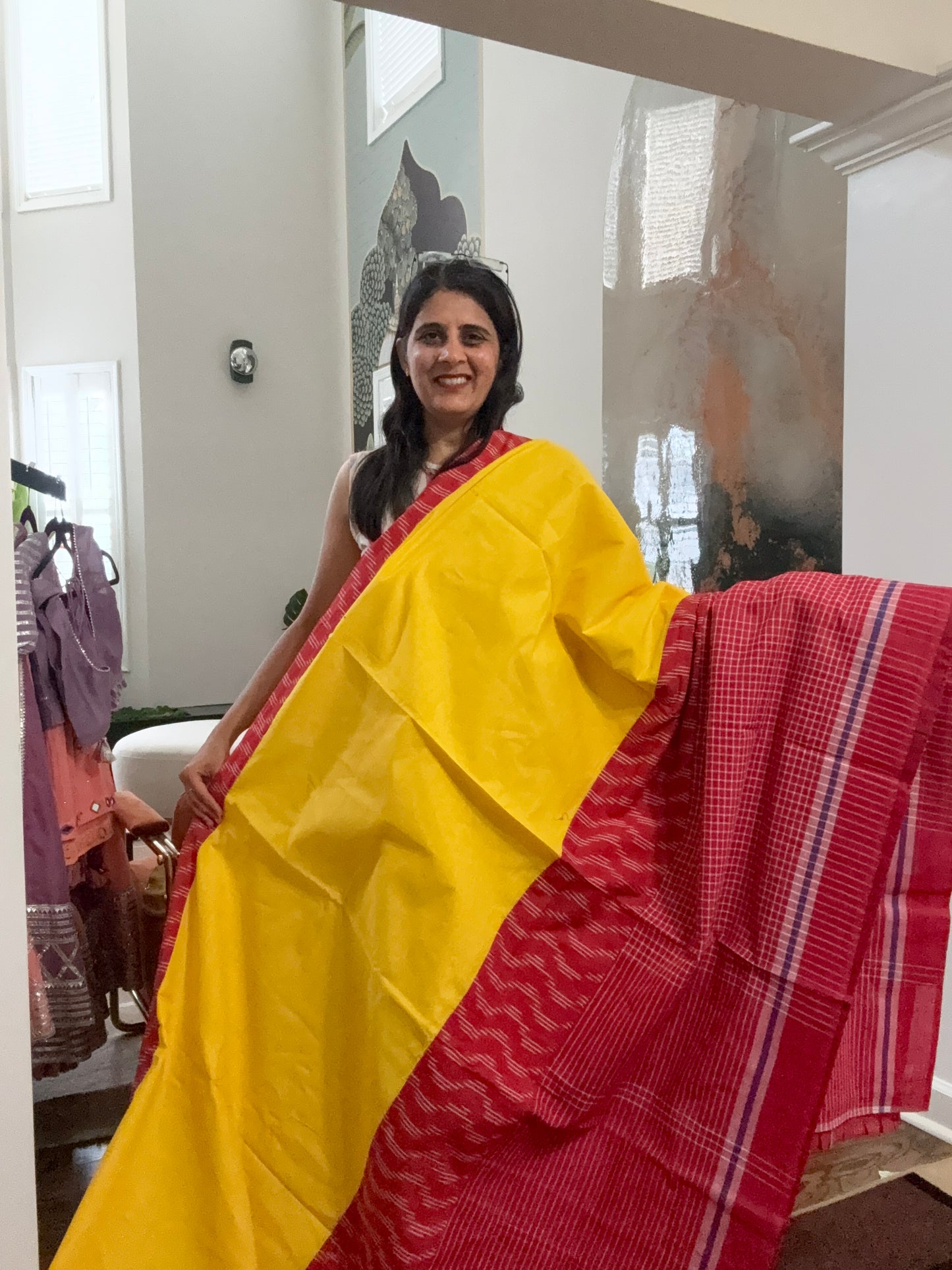 Gamcha Saree - cotton