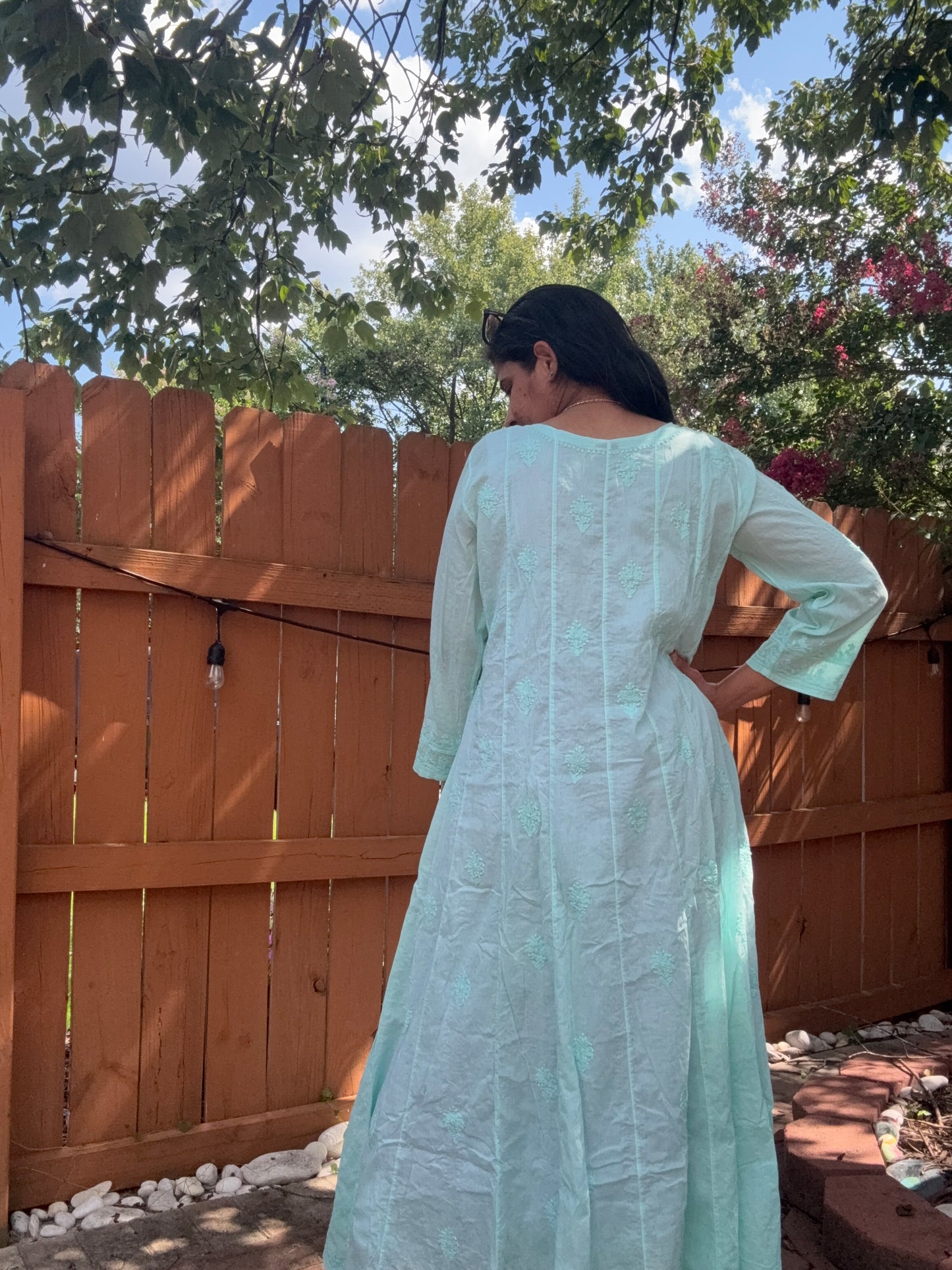 Size M (36/38) - Mul Cotton Anarkali