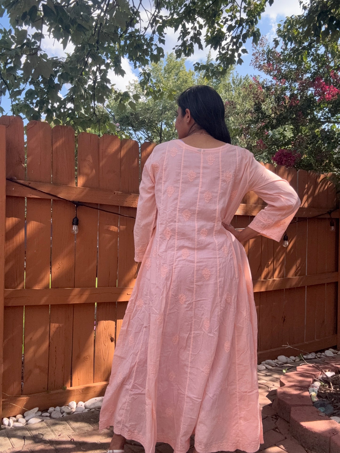 Size L (38/40) - Mul Cotton Anarkali