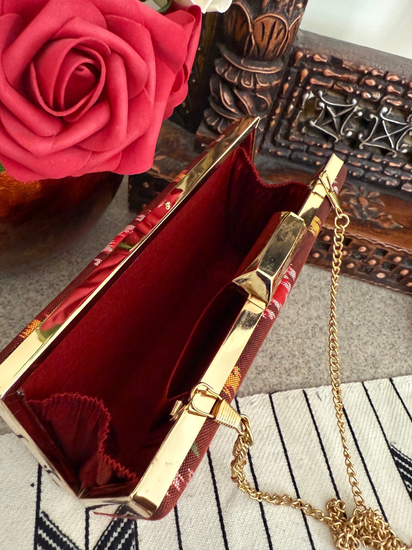 Patola Clutches - Maroon