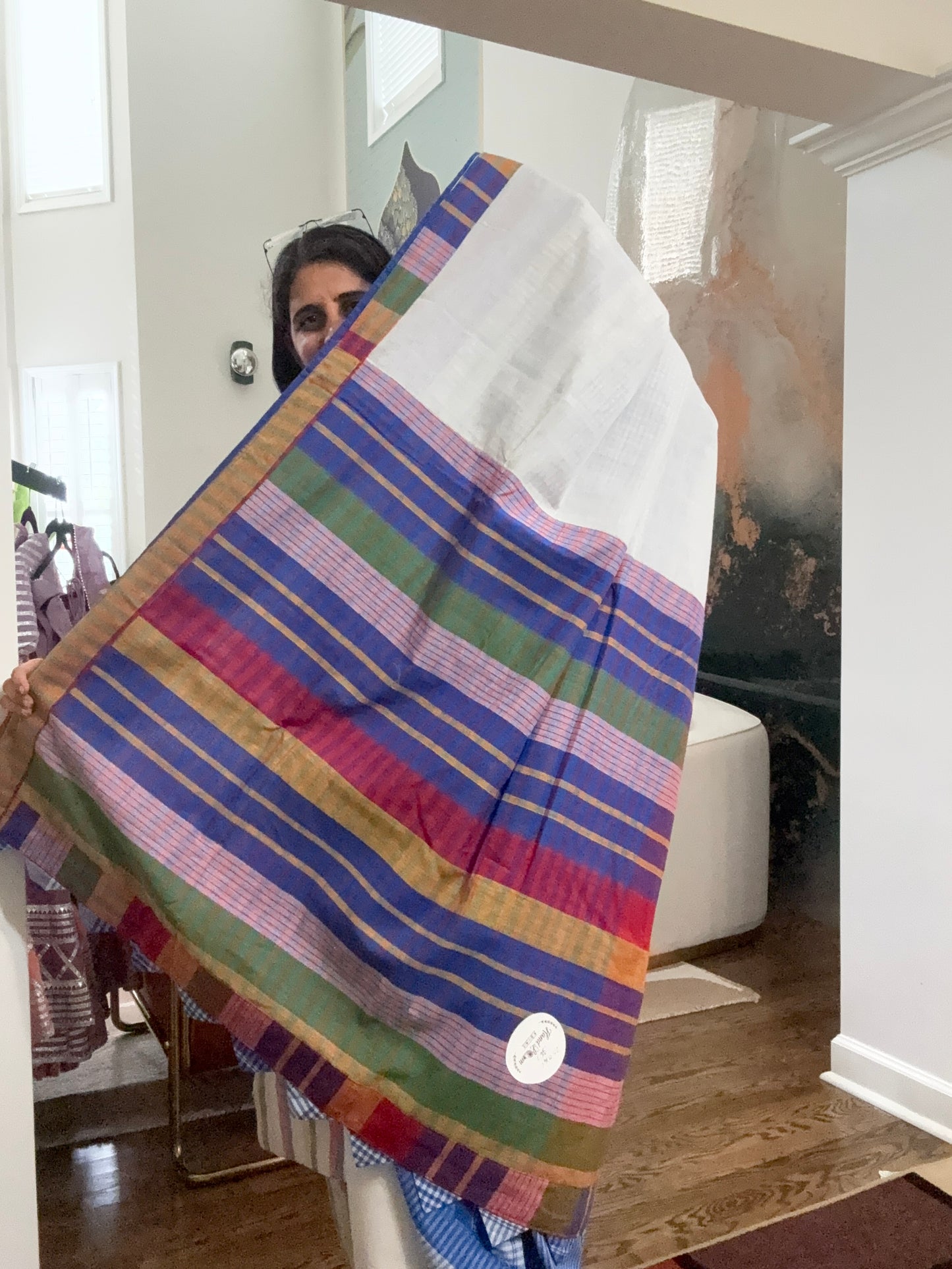 Gamcha Saree - cotton