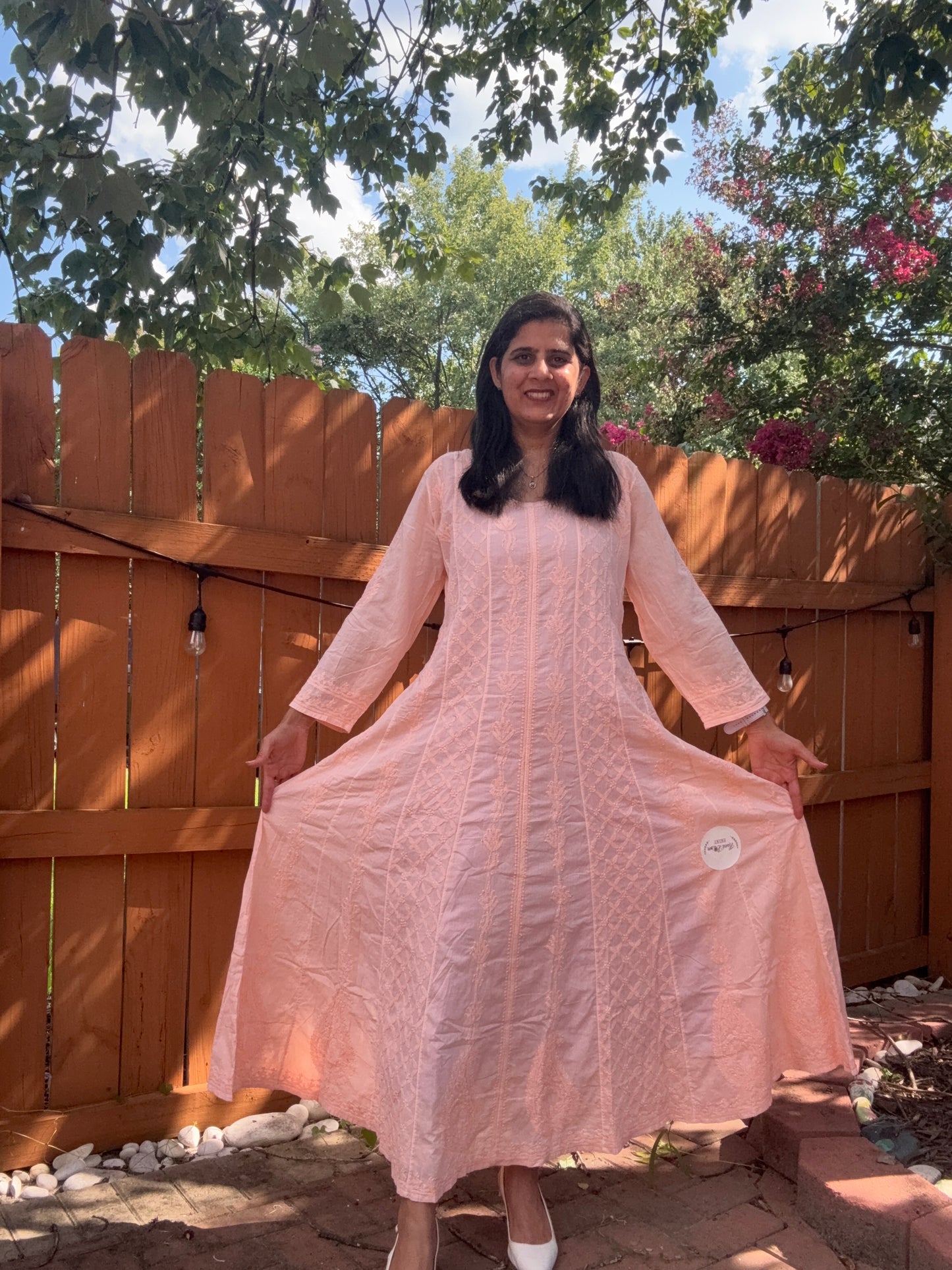Size L (38/40) - Mul Cotton Anarkali
