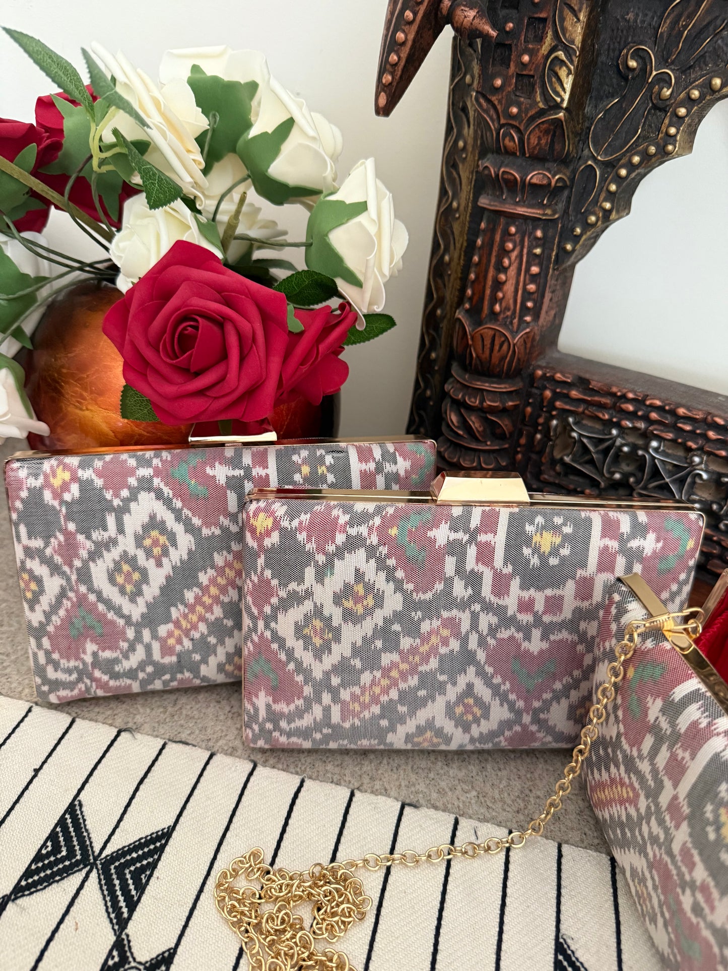 Patola Clutches - Grey