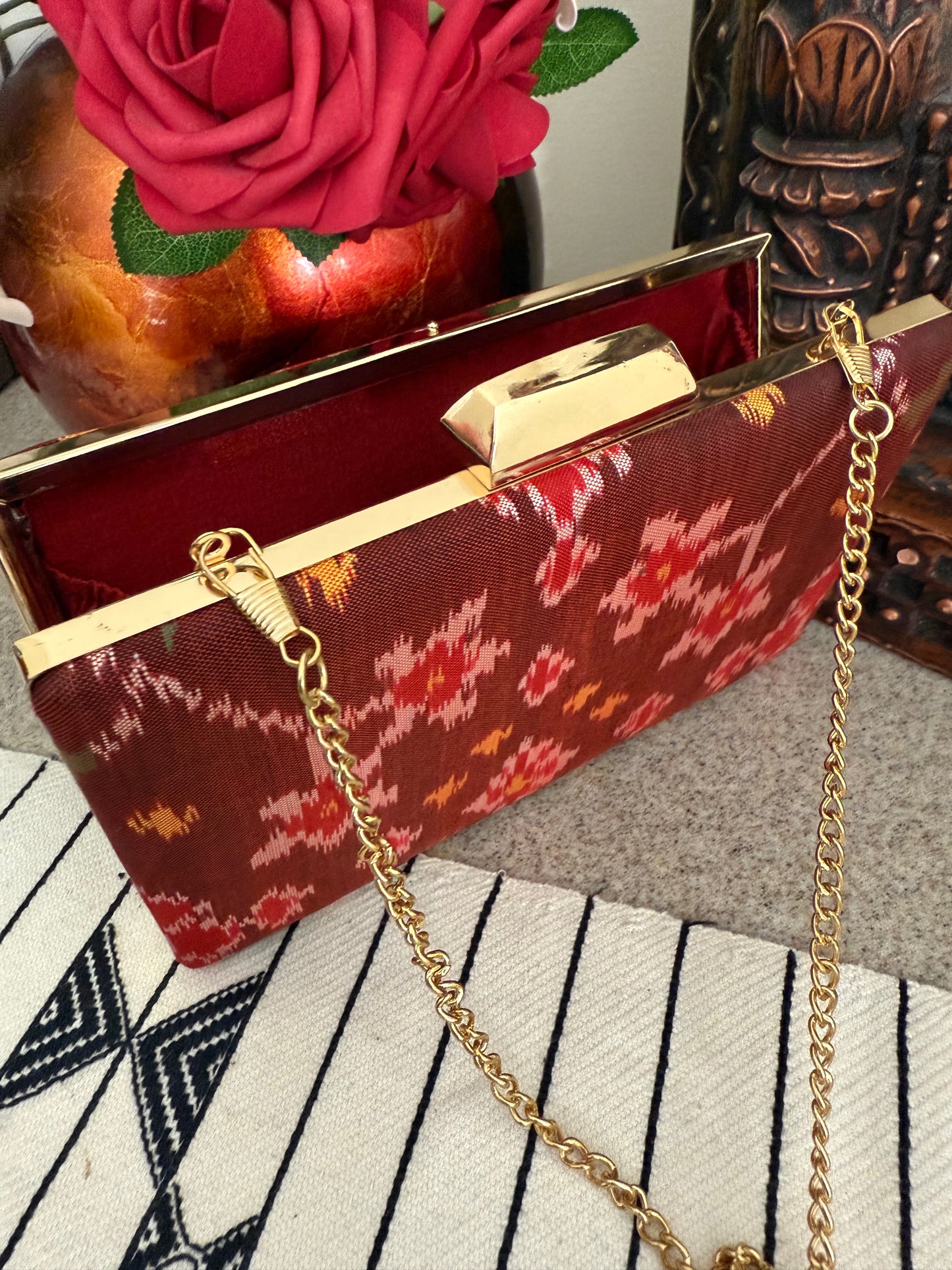 Patola Clutches - Maroon