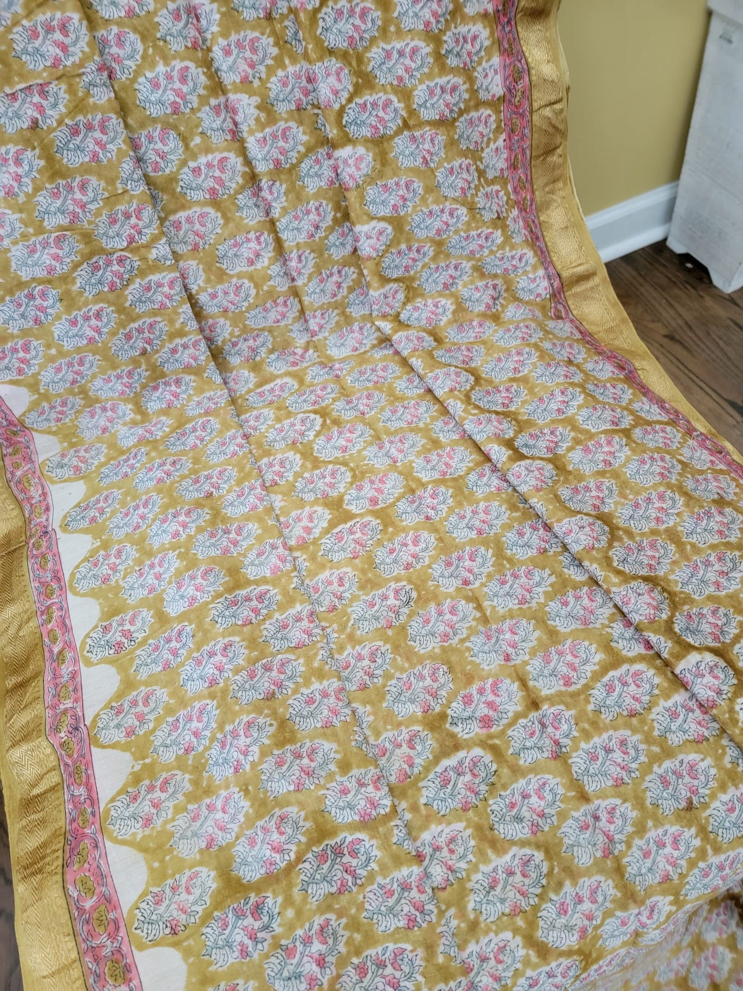 Hand Block Print Saree