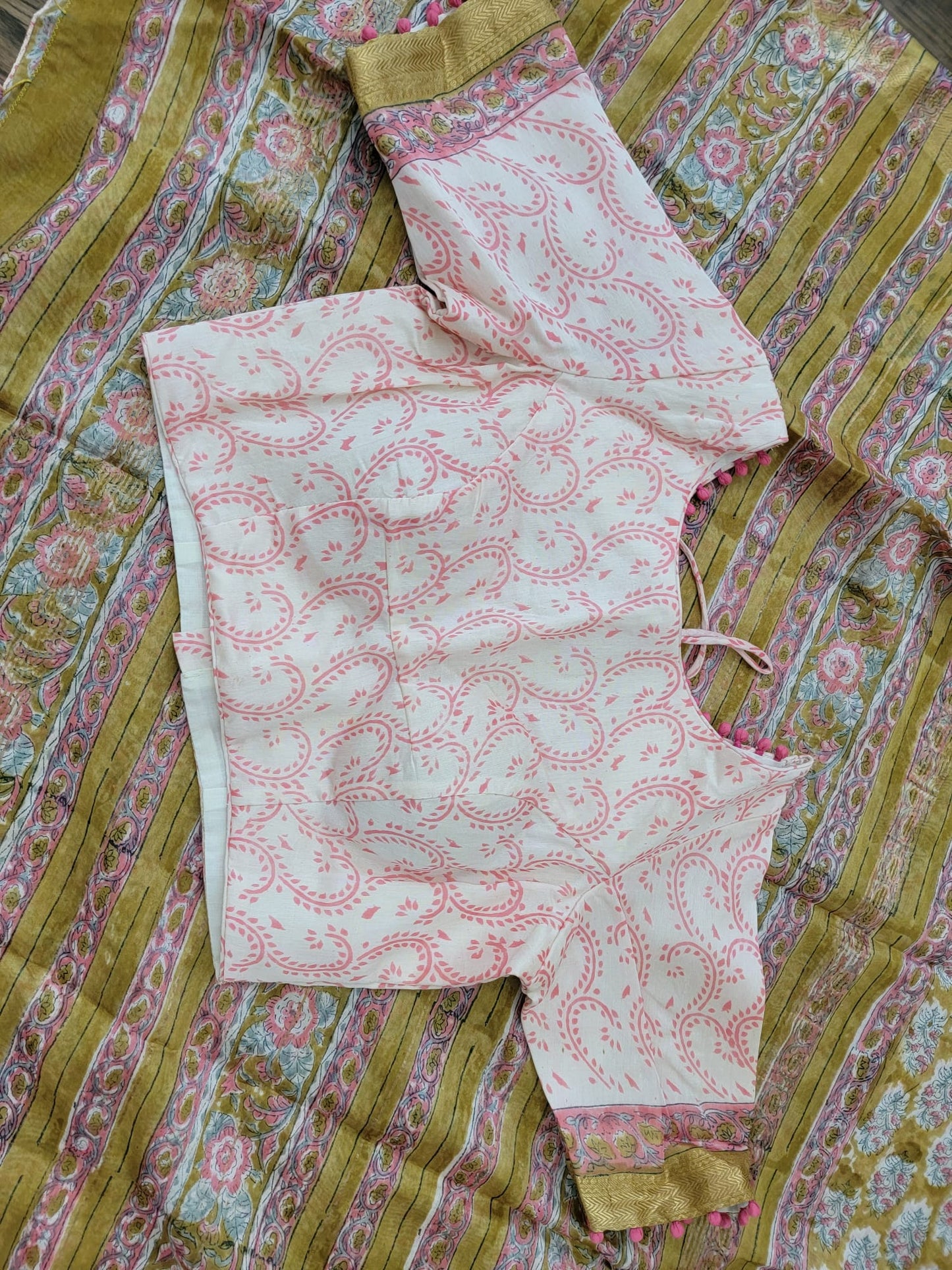 Hand Block Print Saree