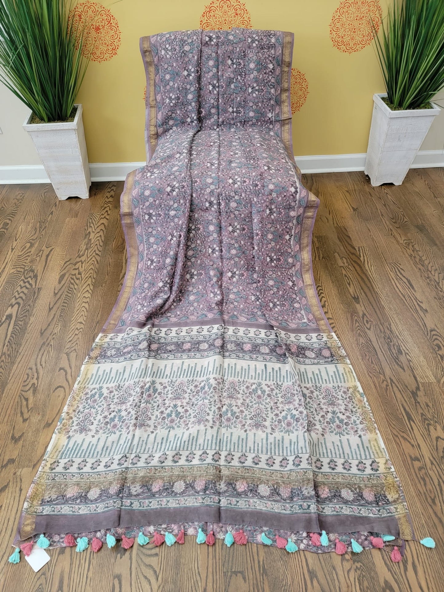 Hand Block Print Saree