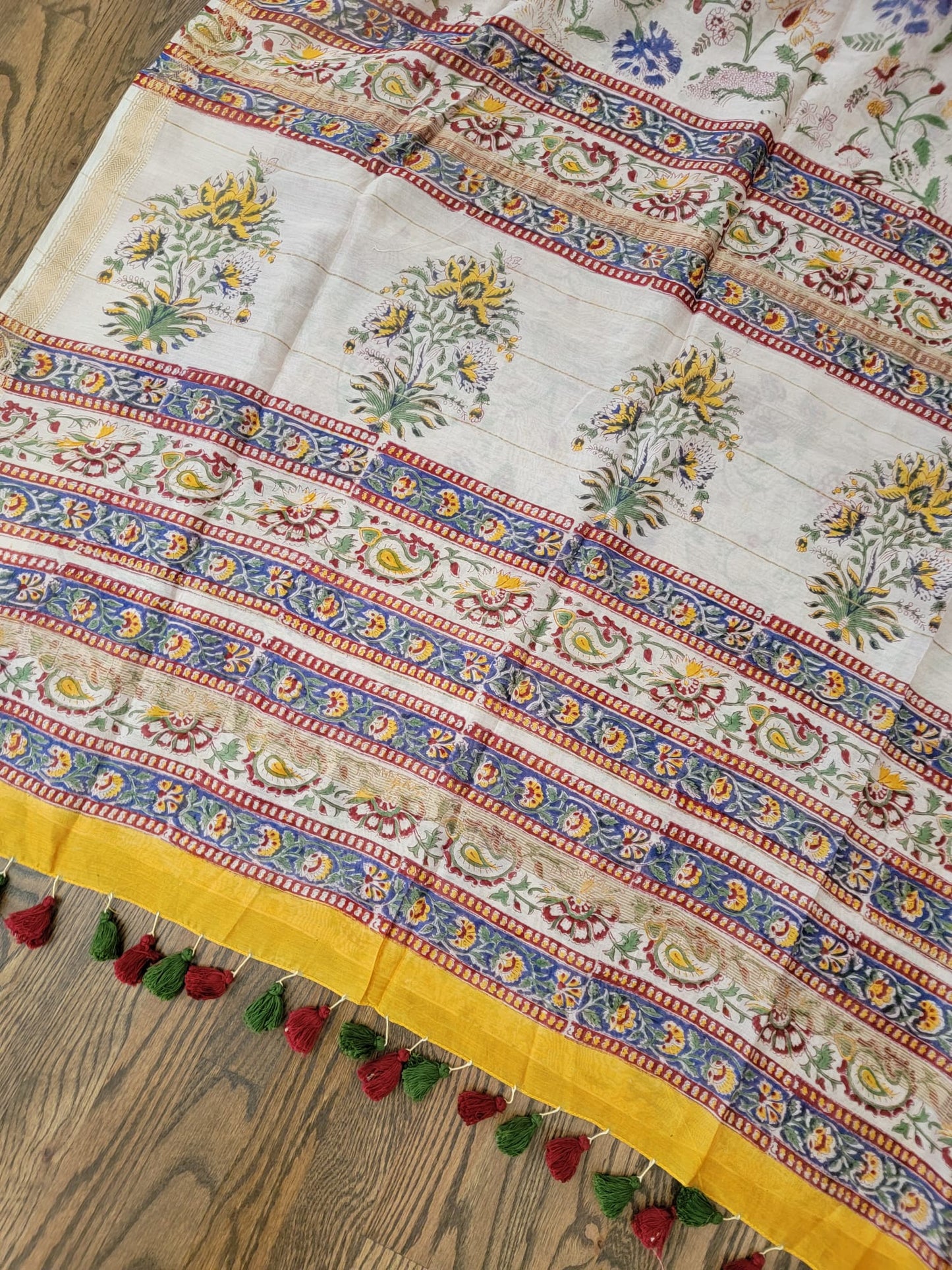 Hand Block Print Saree