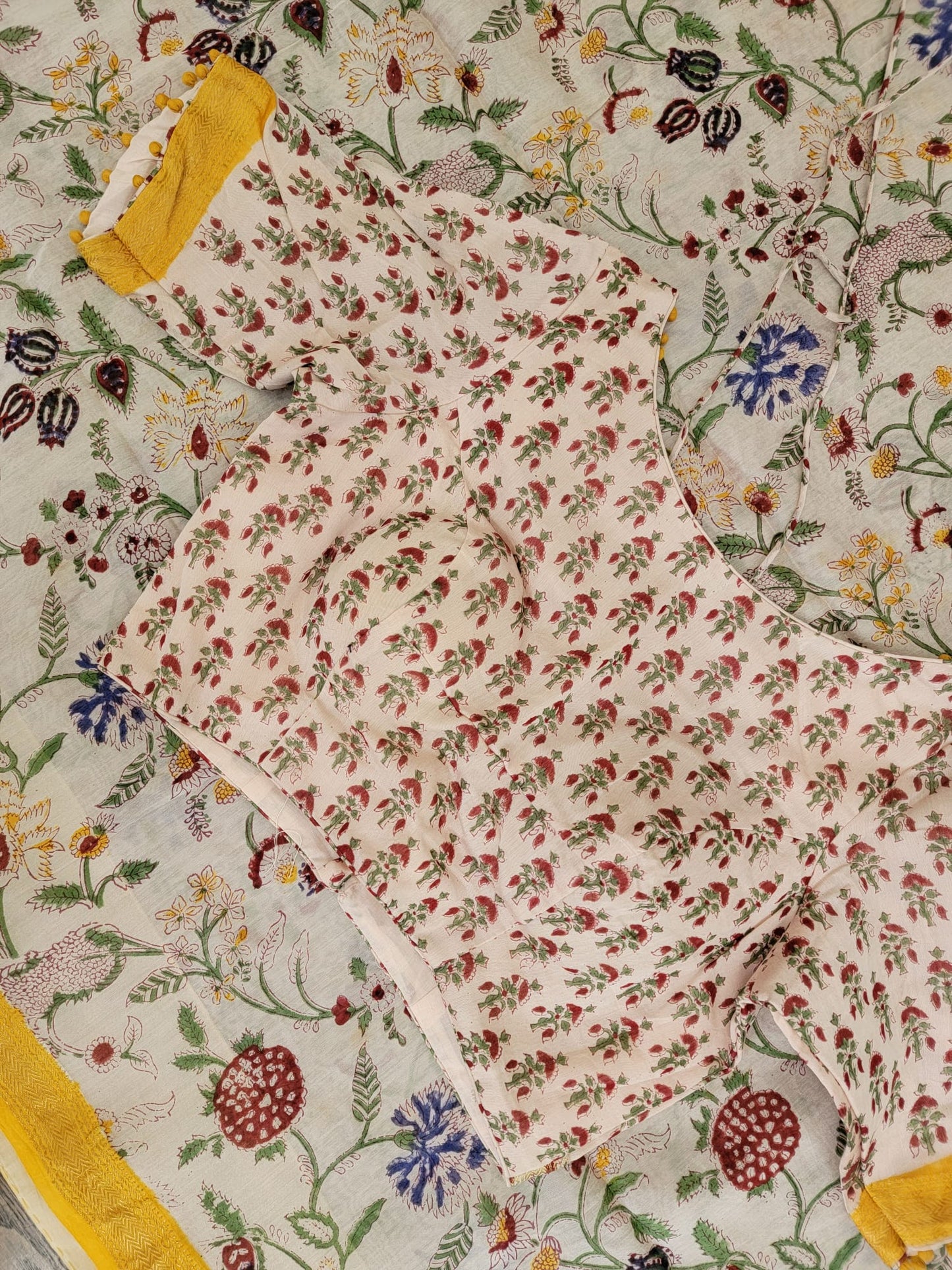 Hand Block Print Saree