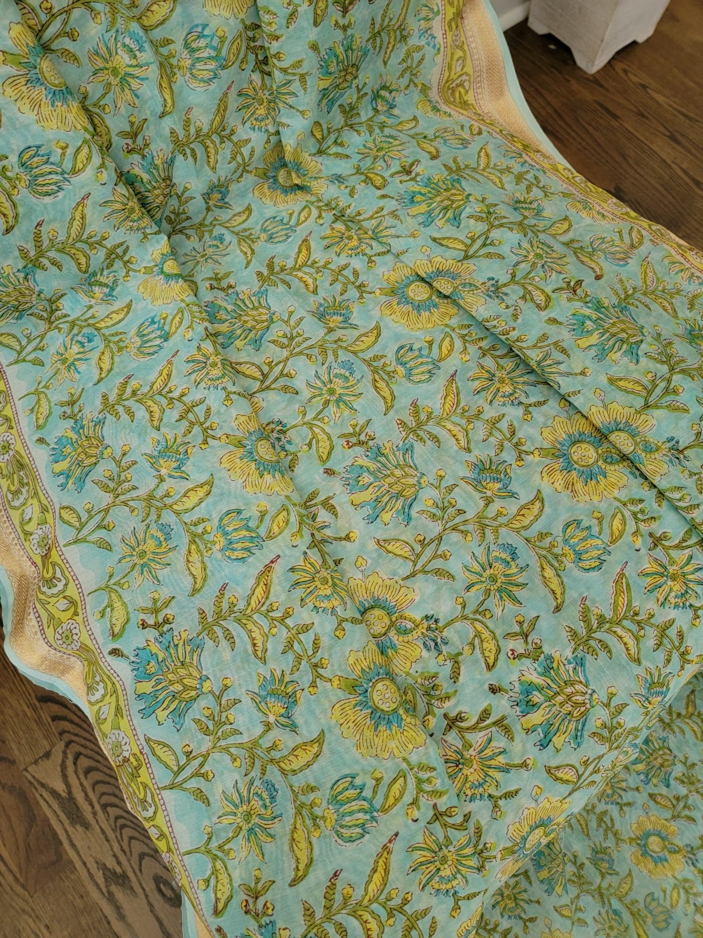 Hand Block Print Saree