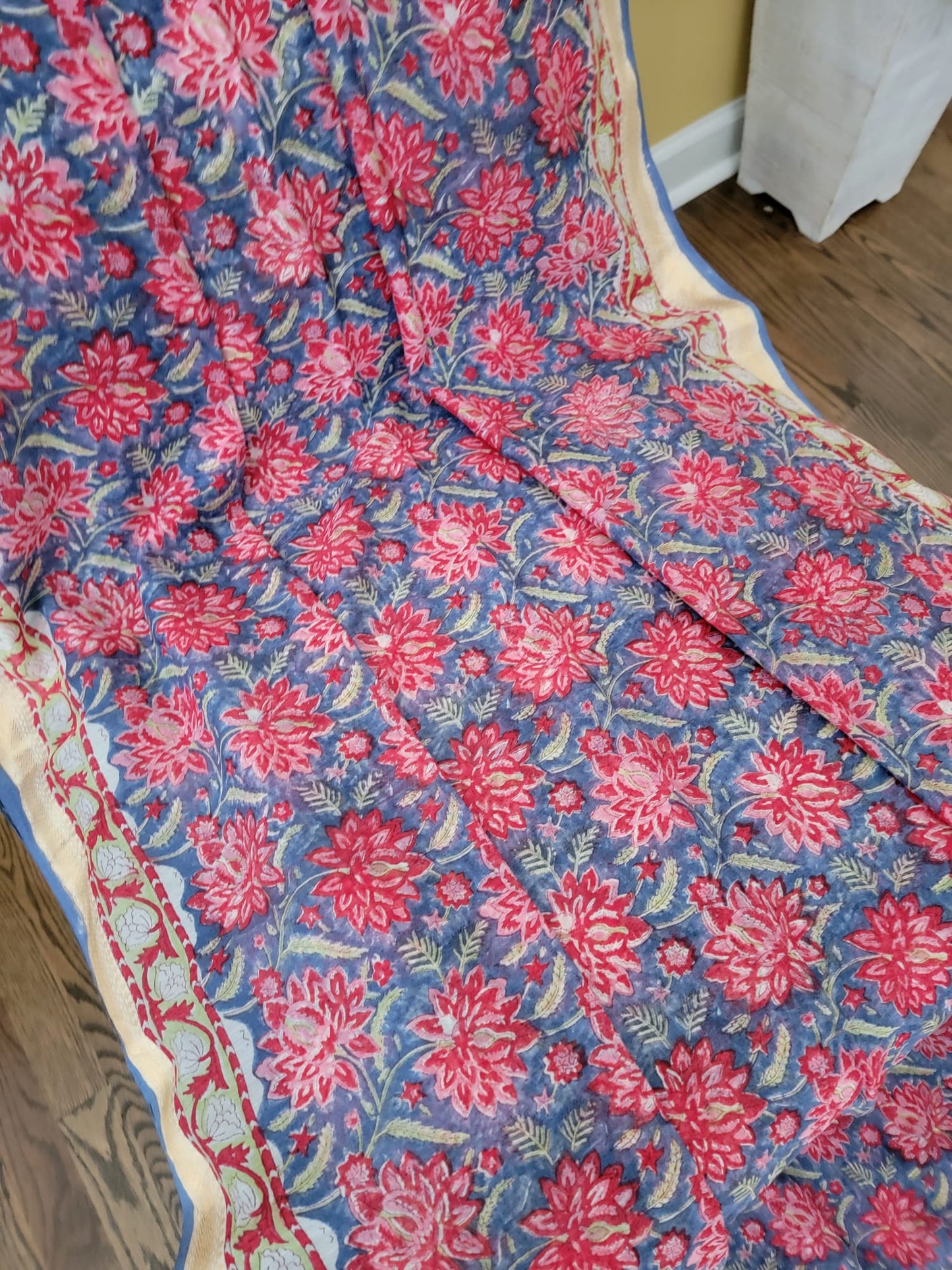 Hand Block Print Saree