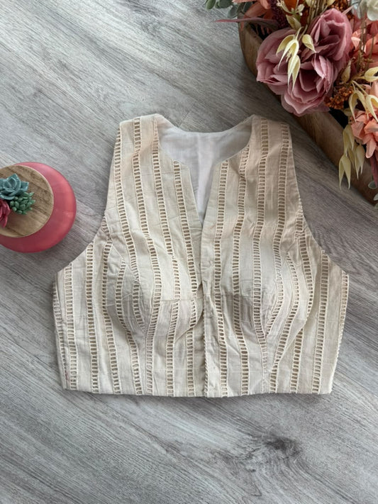 Racerback Hakoba blouse - sleeveless