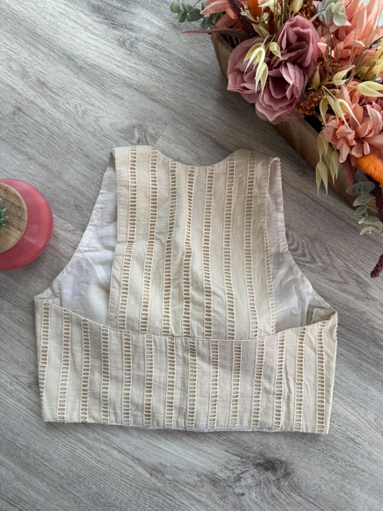Racerback Hakoba blouse - sleeveless