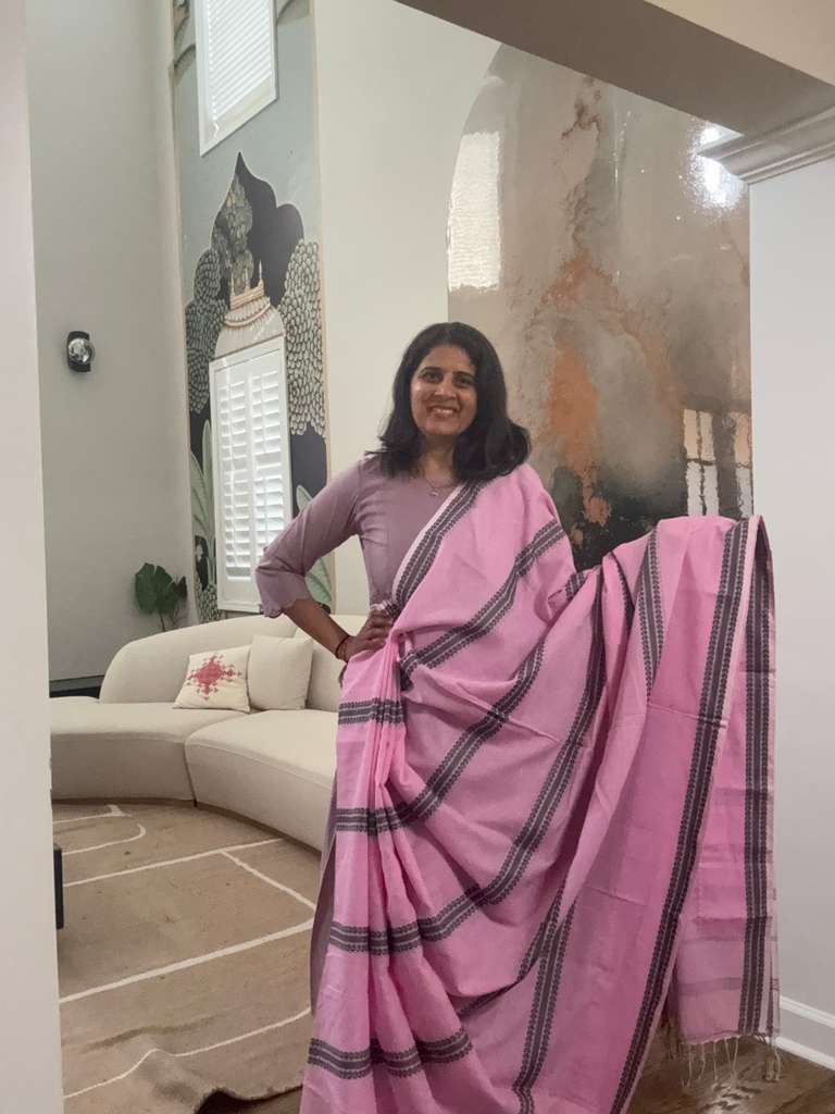 Handwoven Bengal Cotton - Baby Pink