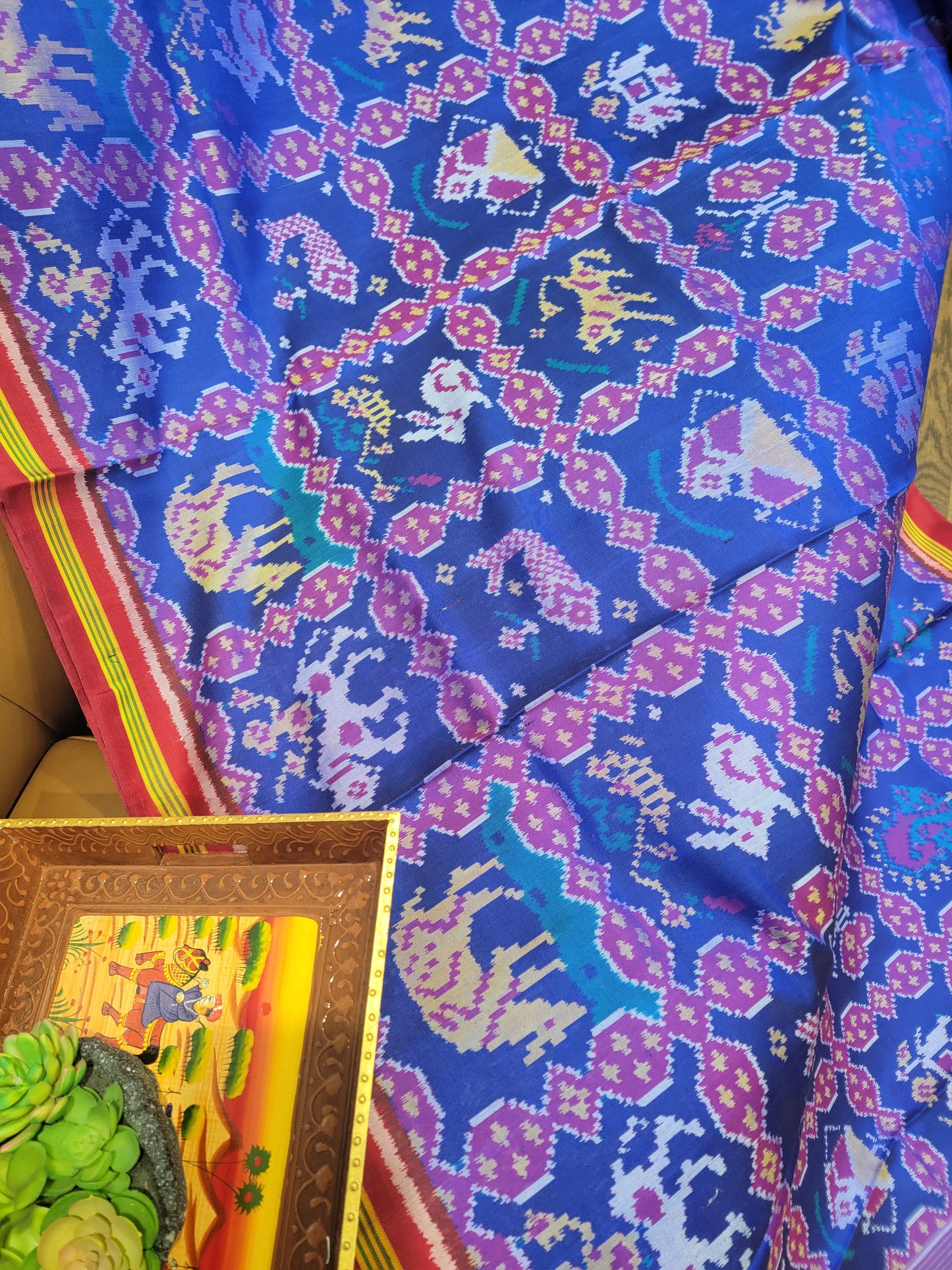 Patola Saree - Royal blue