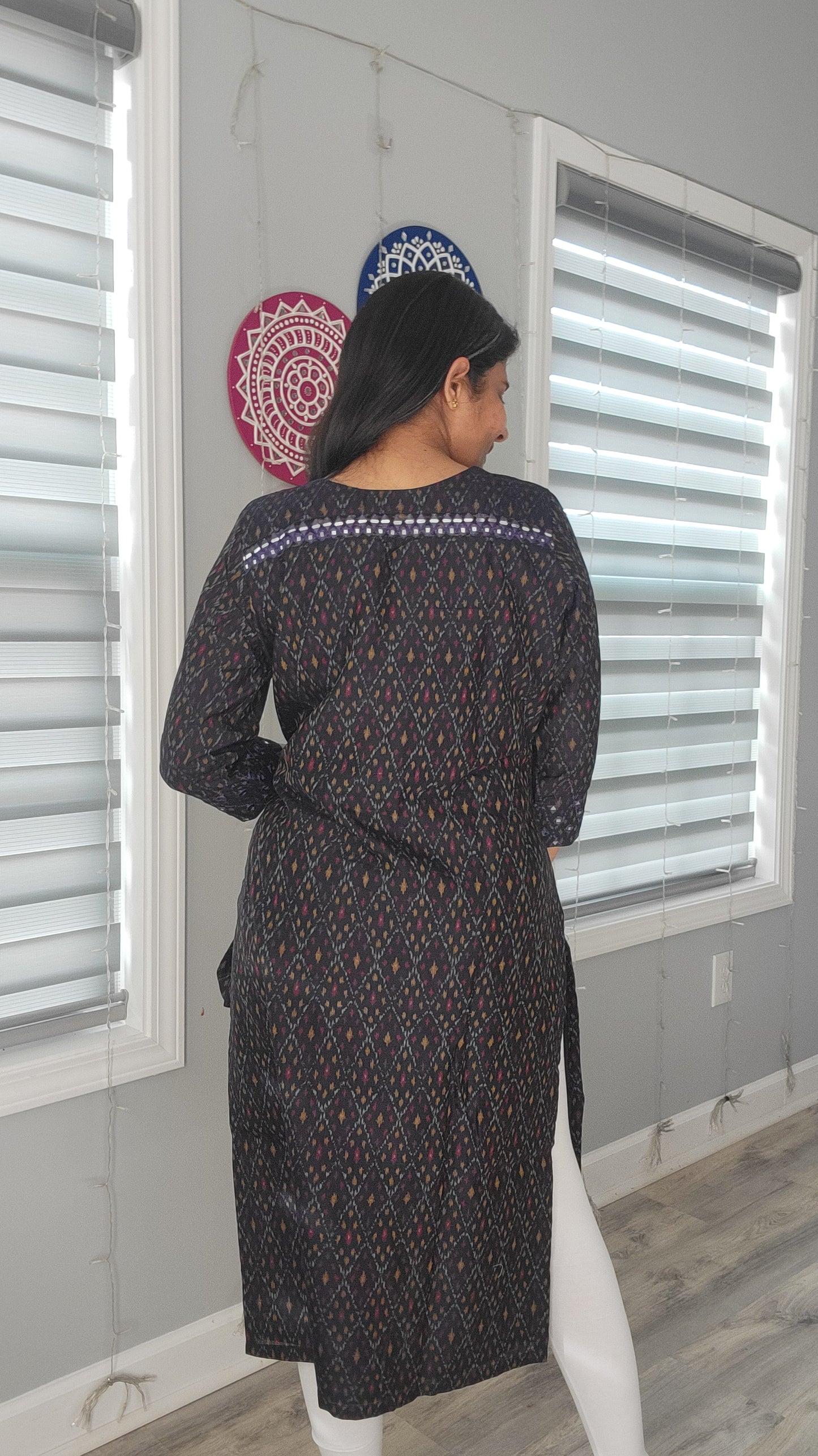 Size 40 -  Ikkat Kurti