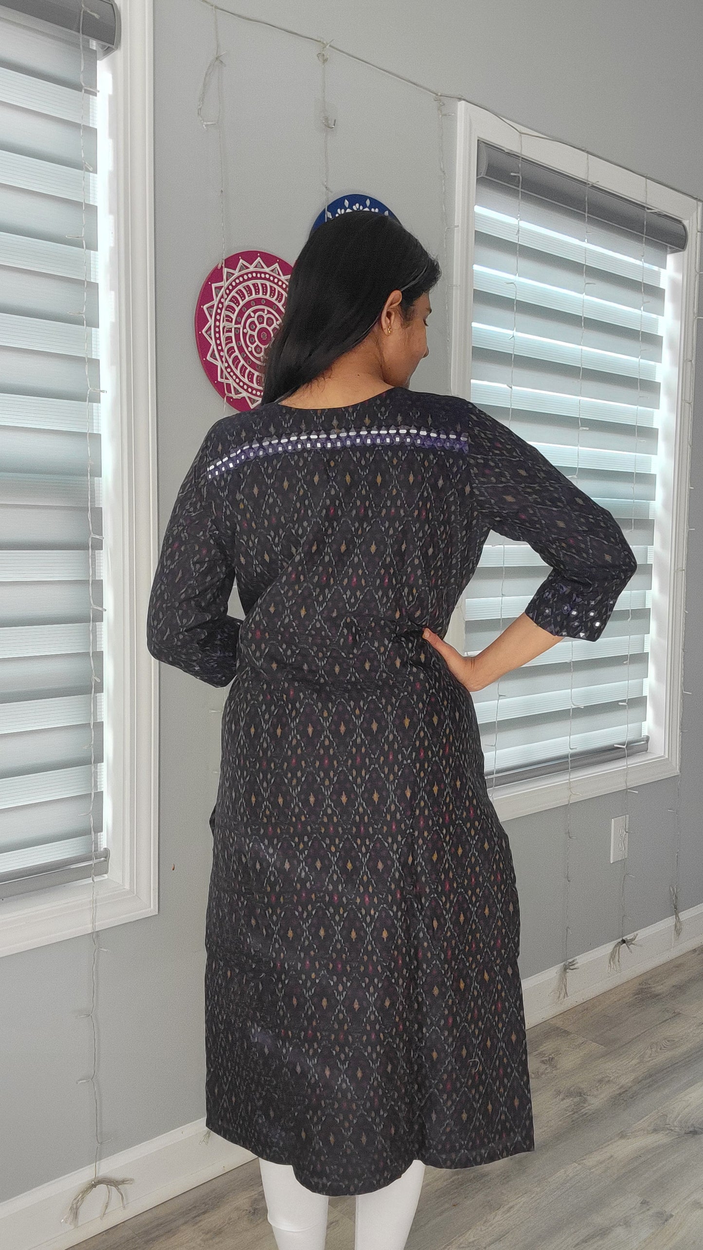 Size 40 -  Ikkat Kurti