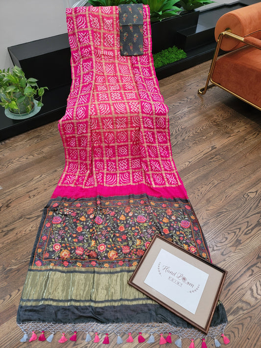 Pretty in Pink - Gharchola Saree