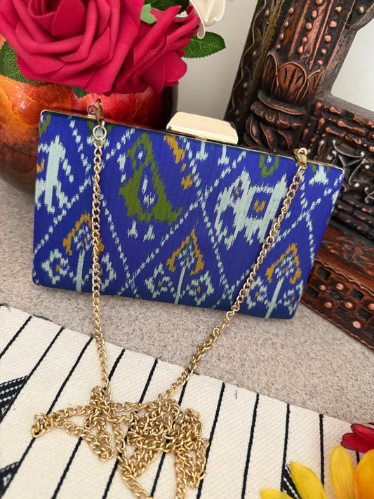 Patola Clutches - Royal Blue