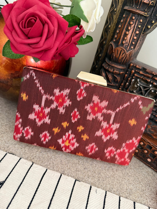 Patola Clutches - Maroon