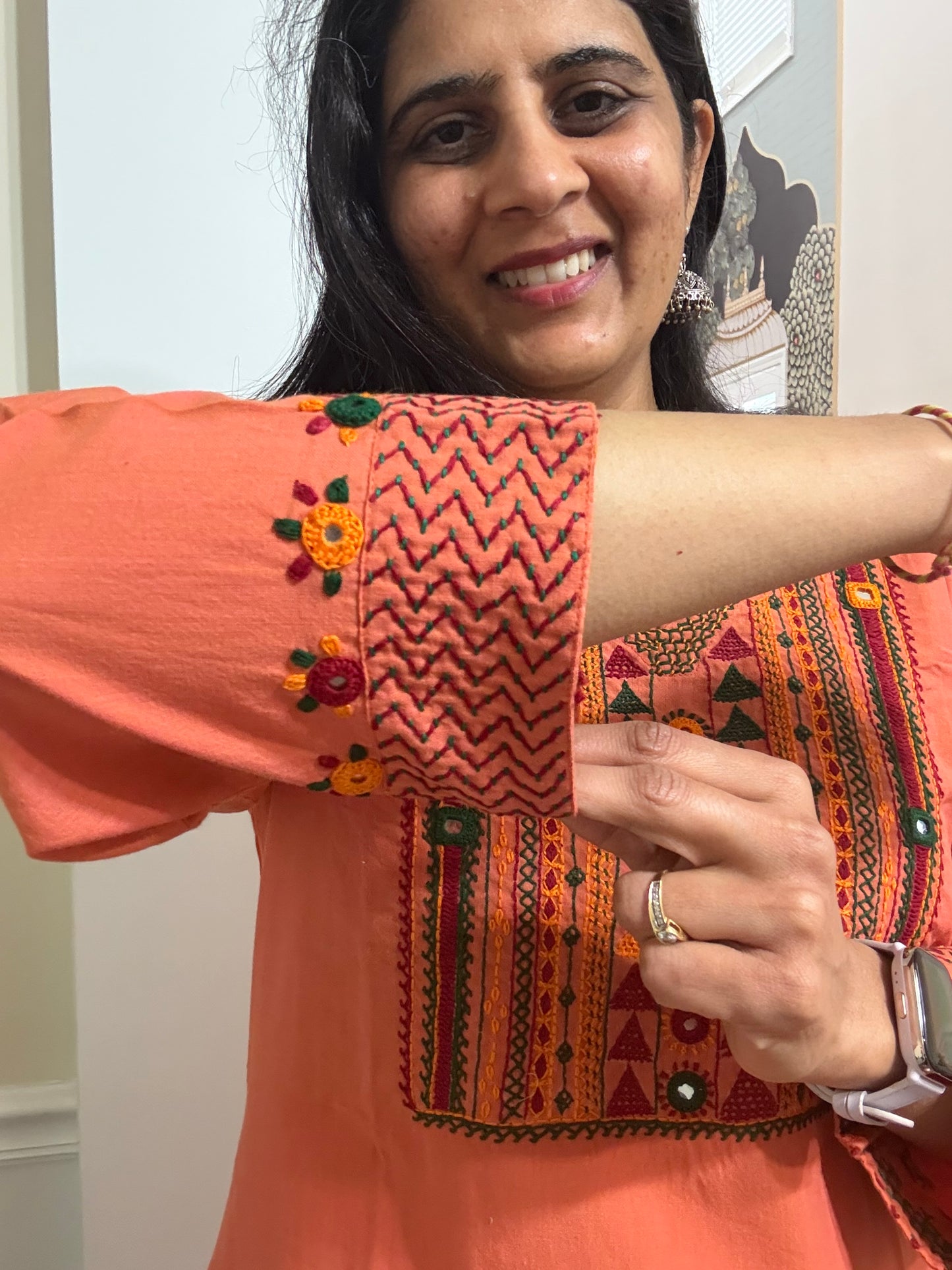 Size 36 - Lambani Hand Embroidered Kurta