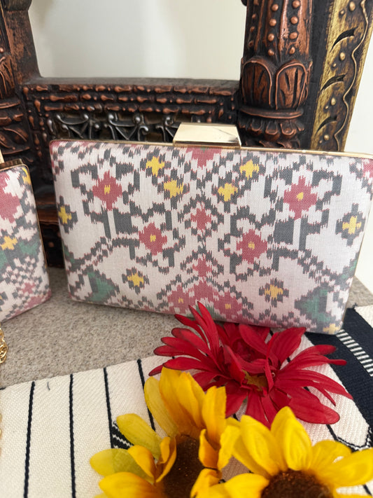 Patola Clutches - White