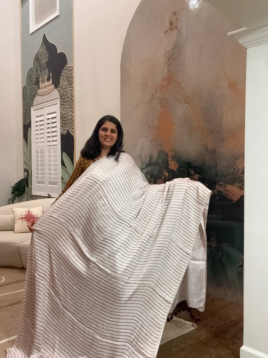 Hand Batik Saree on Modal