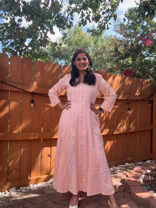 Size L (38/40) - Mul Cotton Anarkali