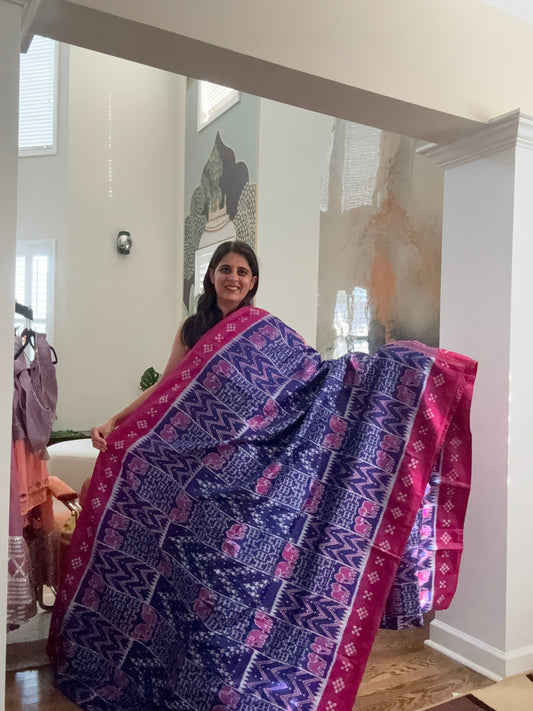 Orissa Ikkat Saree