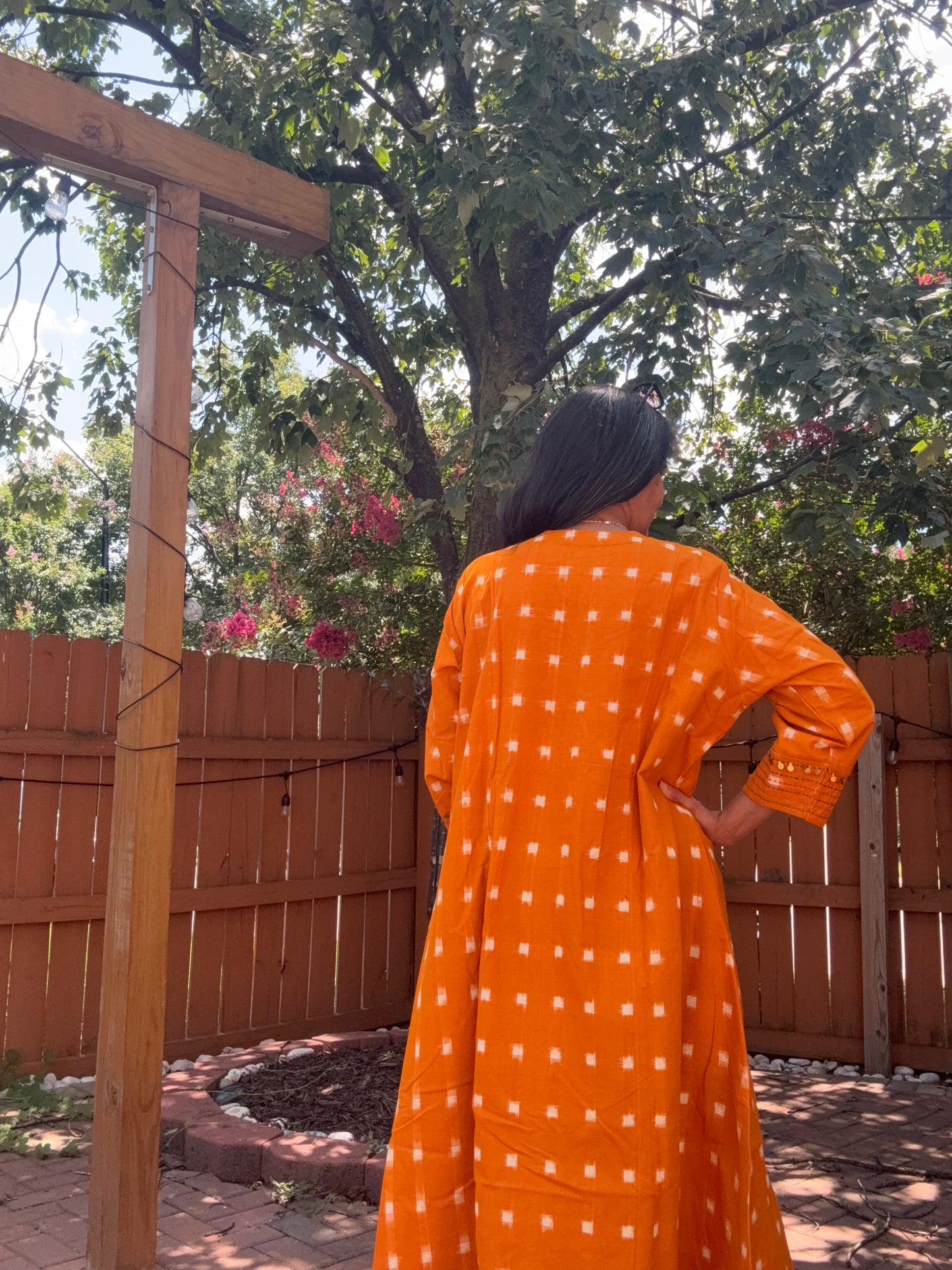 Size 46- KutchhIkkat Cotton Kurta