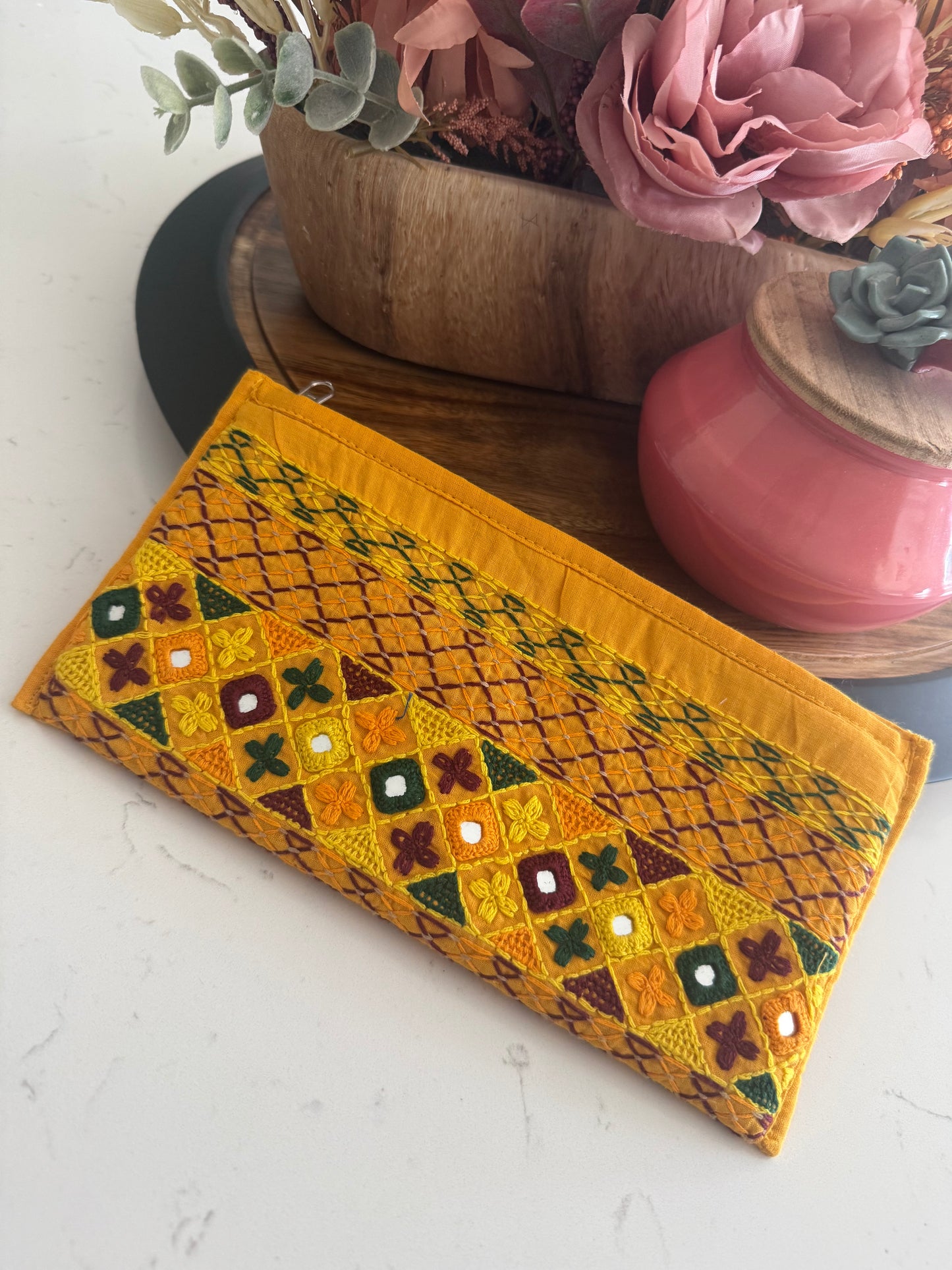 Lambani Clutches - Yellow